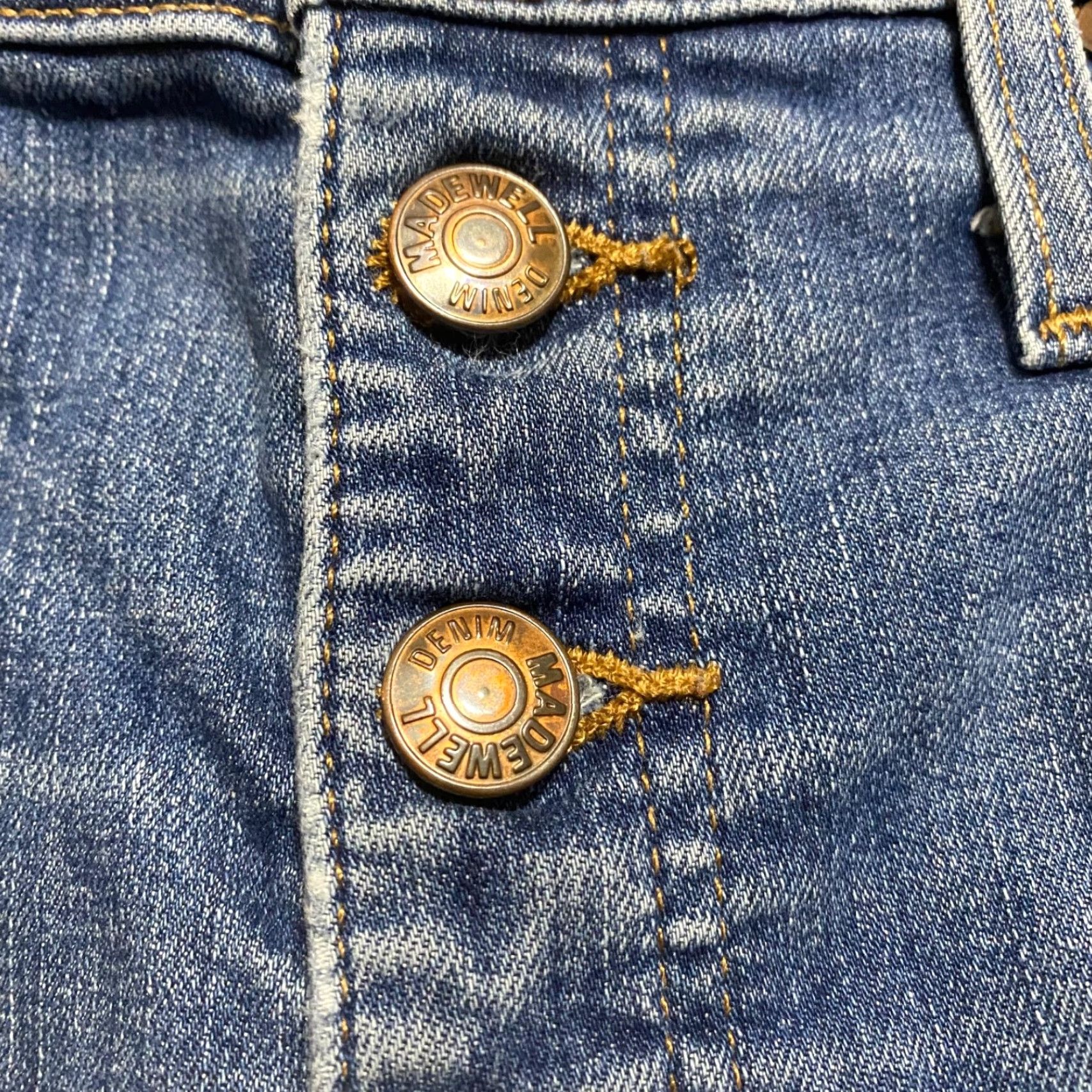 Madewell Madewell Jeans Womens sz 26 Blue Denim High Rise Skinny Distressed Medium Wash Size 26" / US 2 / IT 38 - 4 Thumbnail