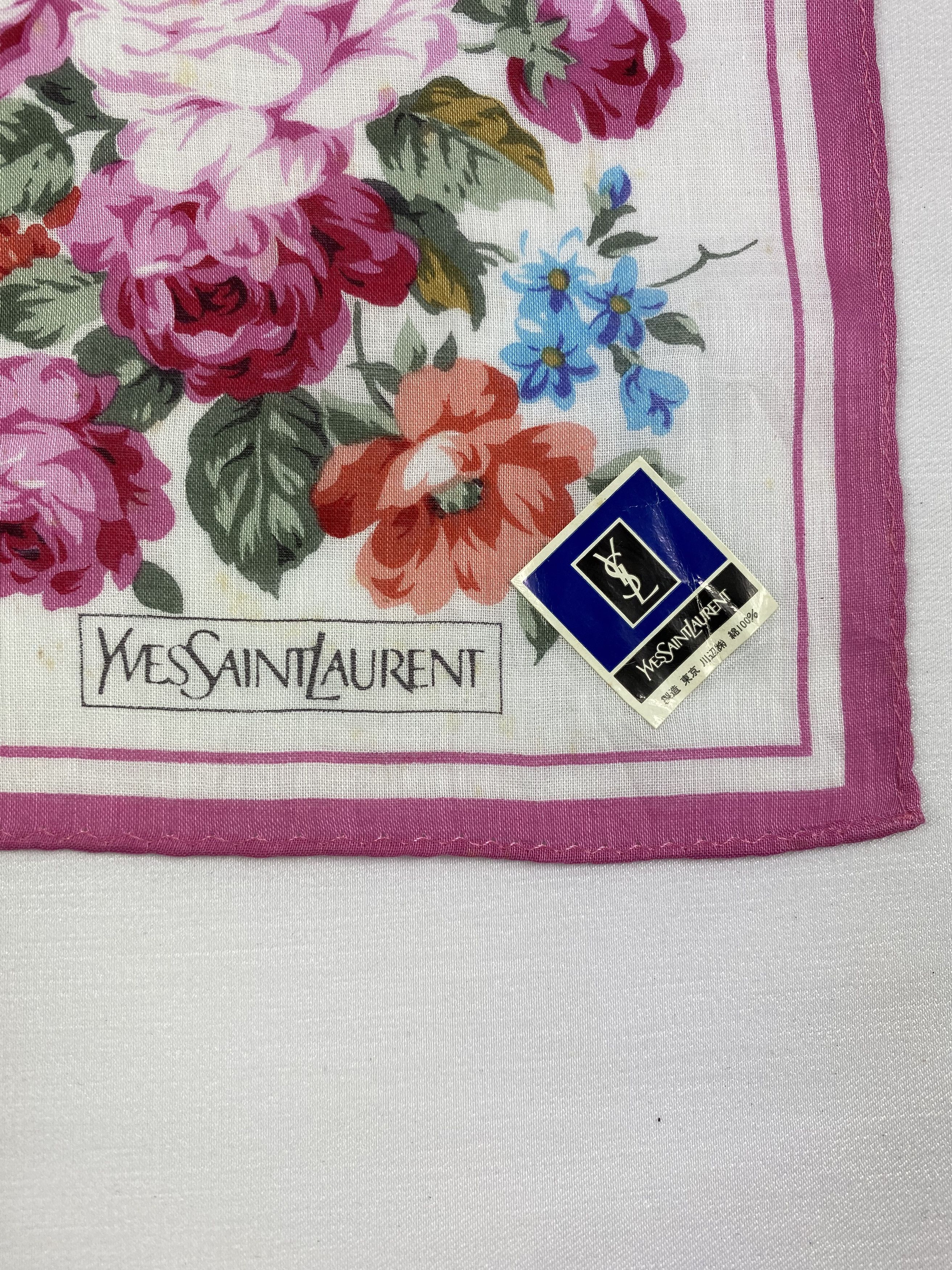Yves Saint Laurent Yves Saint Laurent Handkerchief / Bandana / Neckerchief Size ONE SIZE - 5 Thumbnail