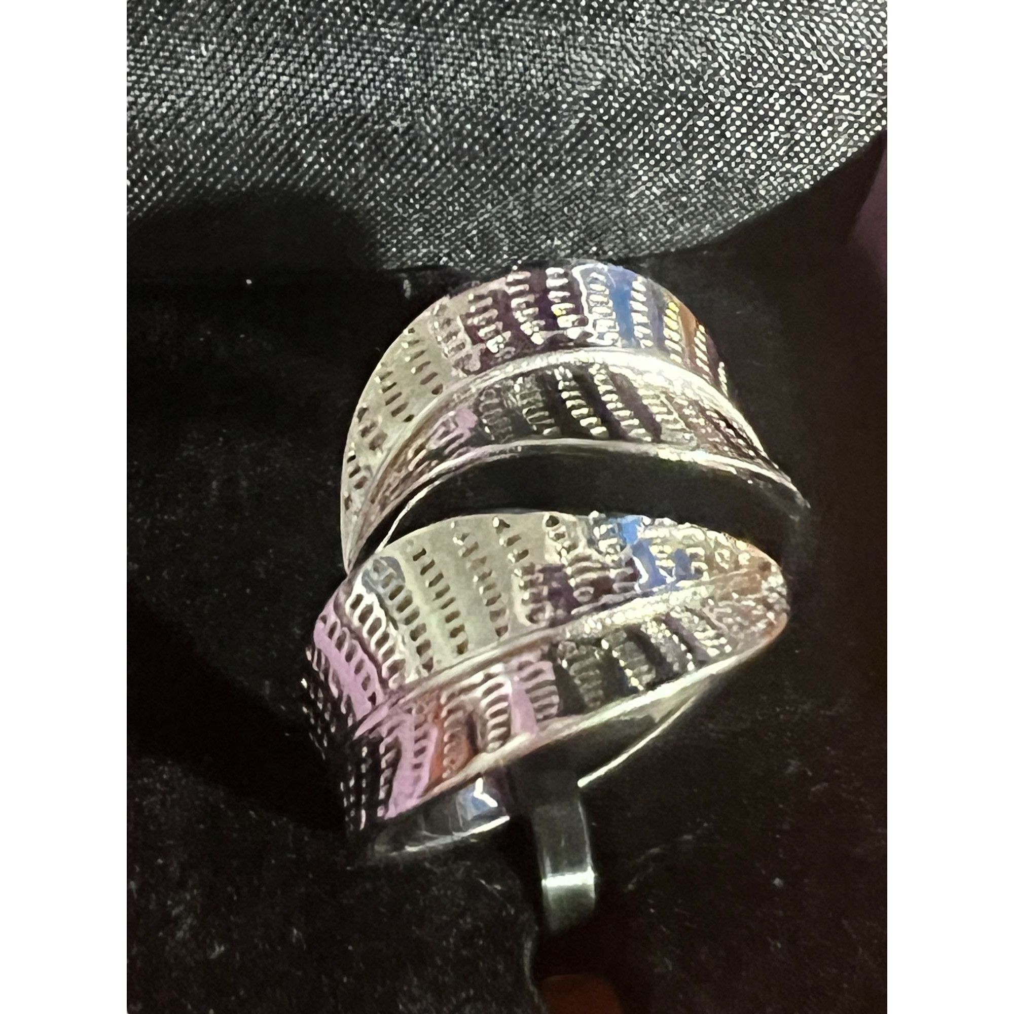 Other Peermont Jewelry Silver Tone Leaf Bypass Ring Size 7 NEW in Size ONE SIZE - 2 Thumbnail
