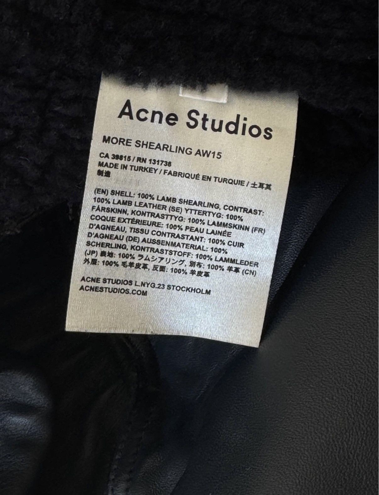 Acne Studios Acne Studios More Shearling Jacket Size US M / EU 48-50 / 2 - 2 Thumbnail