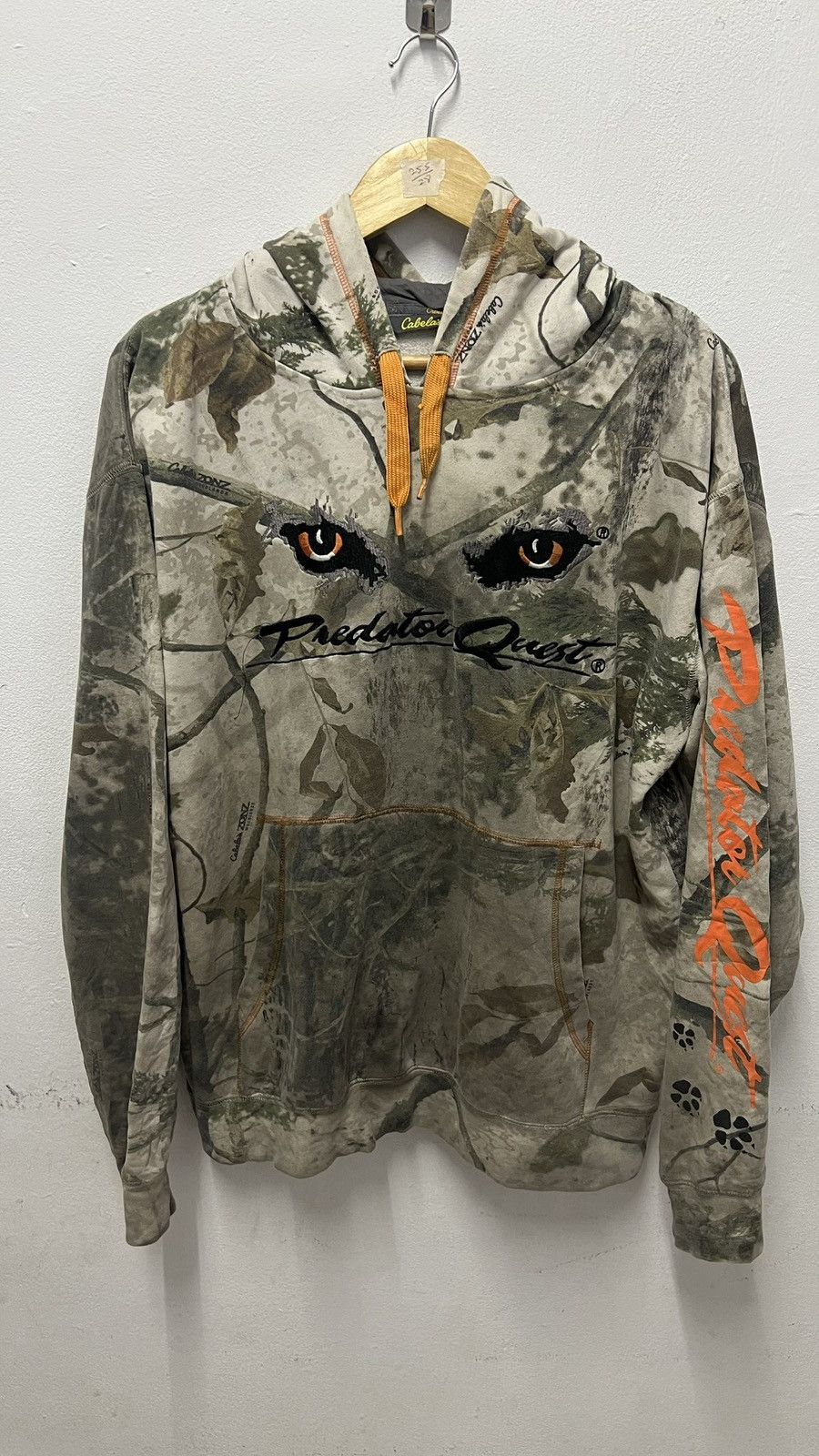 Realtree × Vintage Vintage Predator Quest Cabelas White Real Tree Camo Hoodie Size US L / EU 52-54 / 3 - 1 Thumbnail