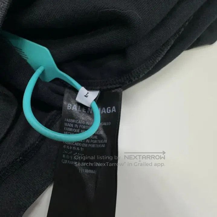 Balenciaga Balenciaga Black Oversized Short Sleeve T. Size US M / EU 48-50 / 2 - 2 Thumbnail