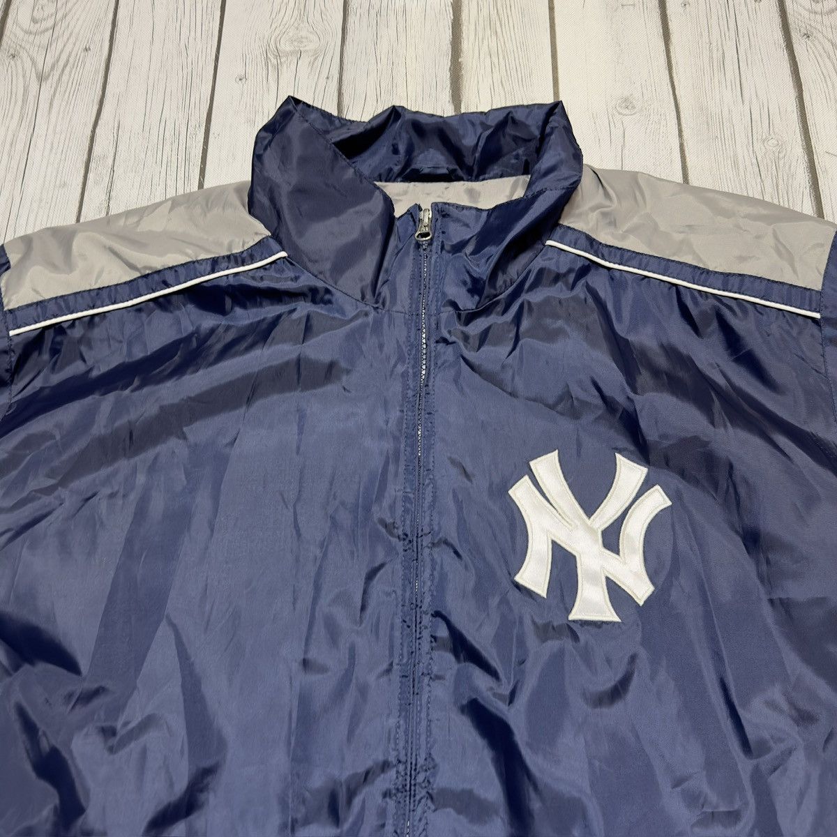 G-III × MLB × Vintage Vintage New York Yankees jacket Size US XXL / EU 58 / 5 - 3 Thumbnail