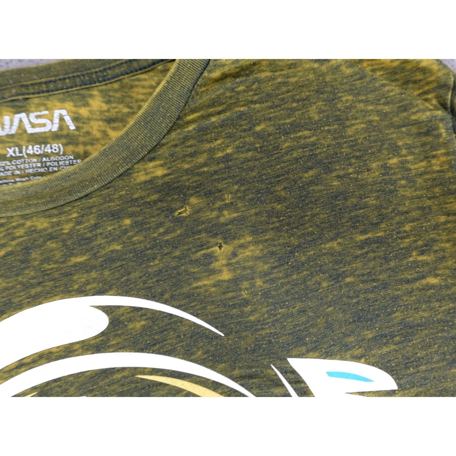 Mad Engine NASA Shirt Mens XL Green Astronaut Space Graphic Tee Mad Engine Size US XL / EU 56 / 4 - 2 Thumbnail