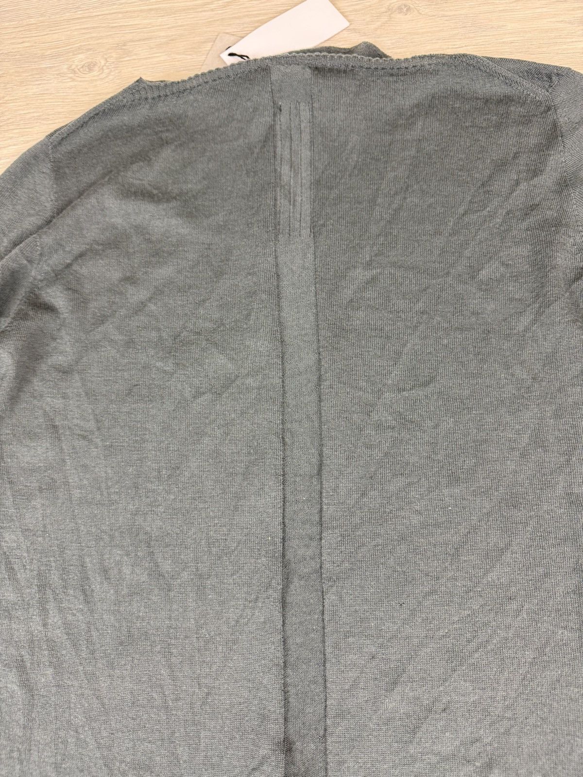 Rick Owens Rick Owens Strobe Column Knit Sweater Teal Size L / US 10 / IT 46 - 13 Thumbnail