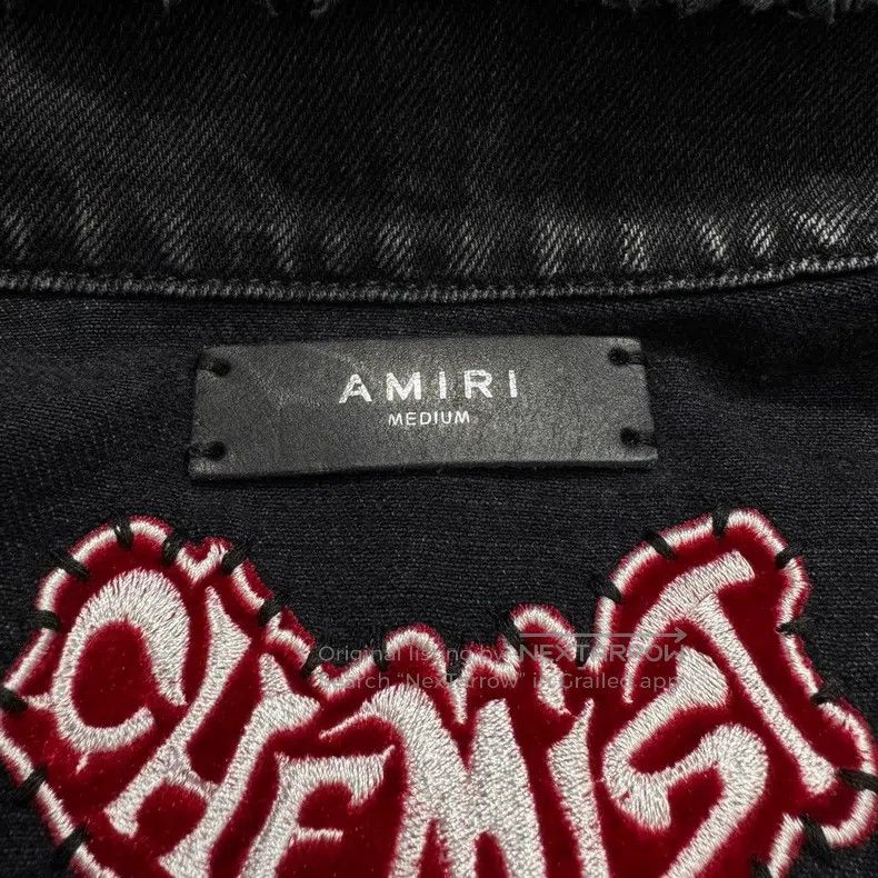 Amiri Amiri Size M Star-studded long-sleeve denim jacket Size US M / EU 48-50 / 2 - 3 Thumbnail