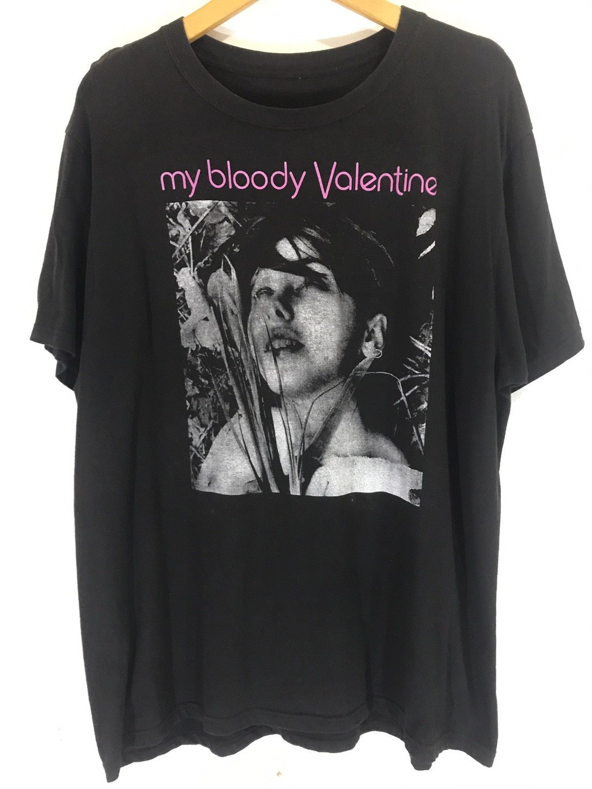 image of Band Tees x Rock Band Vintage Y2K My Bloody Valentine Feed Me Tee in Black, Men's (Size XL)