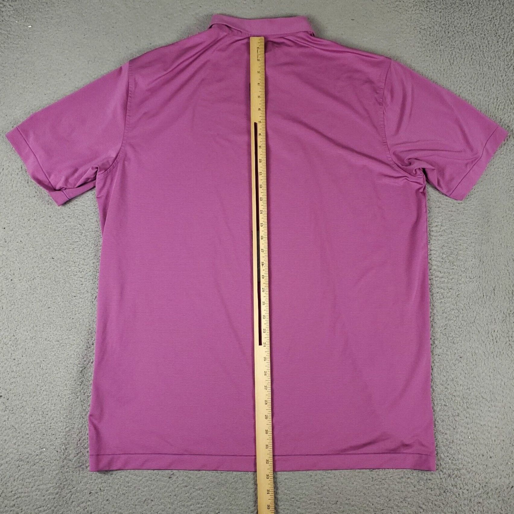 Peter Millar Peter Millar Polo Shirt Mens XL Purple Striped Polo Shirt Casual Golf Short Sleeve Men Purple Striped Shirt XL Peter Millar Size US XL / EU 56 / 4 - 5 Thumbnail