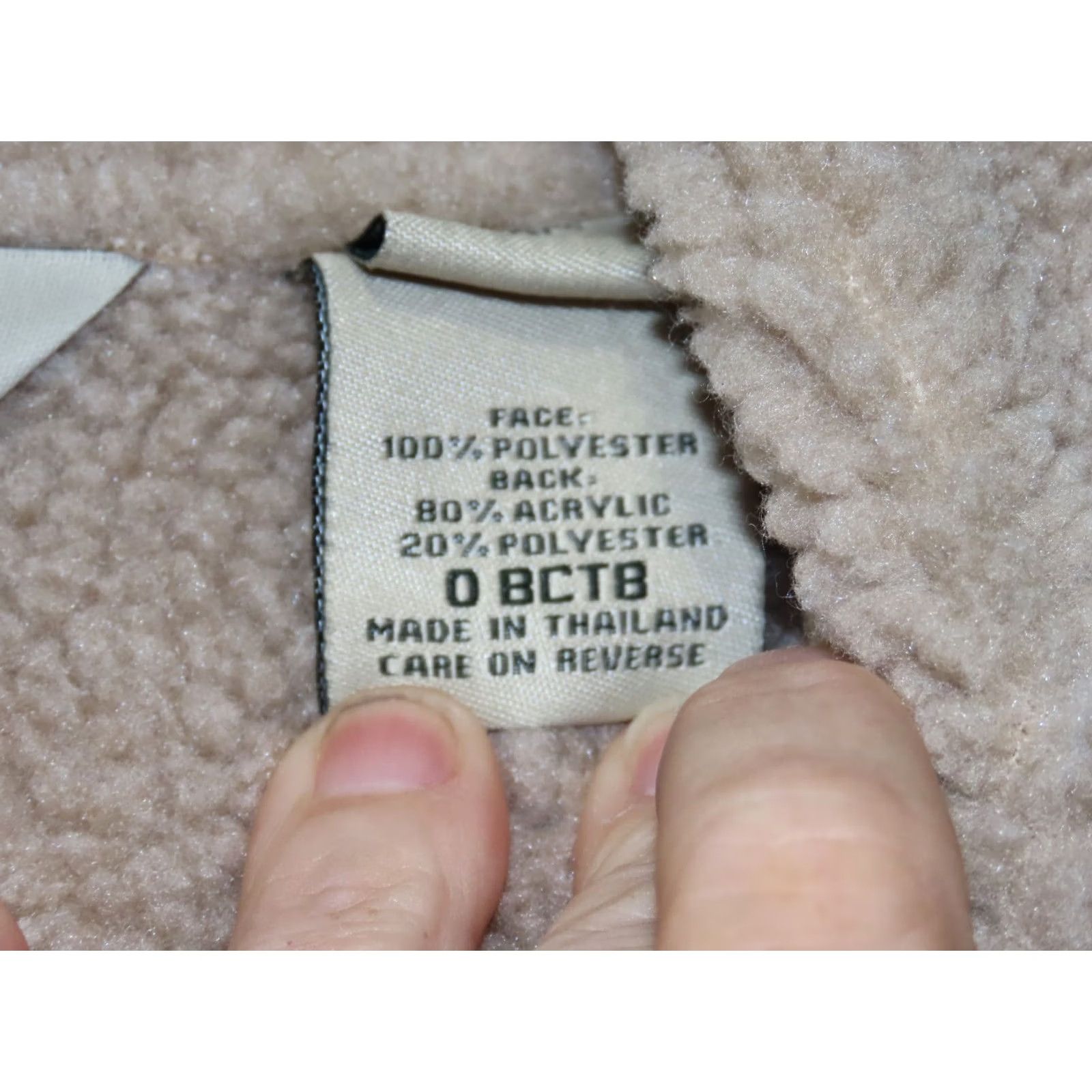 Vintage L.L. Bean Women's M Faux Suede Sherpa Lined Button-Up Coat Jacket Brown Long Sleeve Regular Fit Solid Pockets Vintage No Size M / US 6-8 / IT 42-44 - 5 Thumbnail