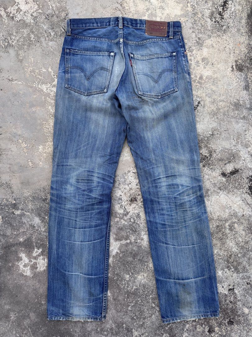 Levi's Vintage Levi's 502 Distressed Jeans ( SIZE 34 ) Size US 34 / EU 50 - 6 Thumbnail