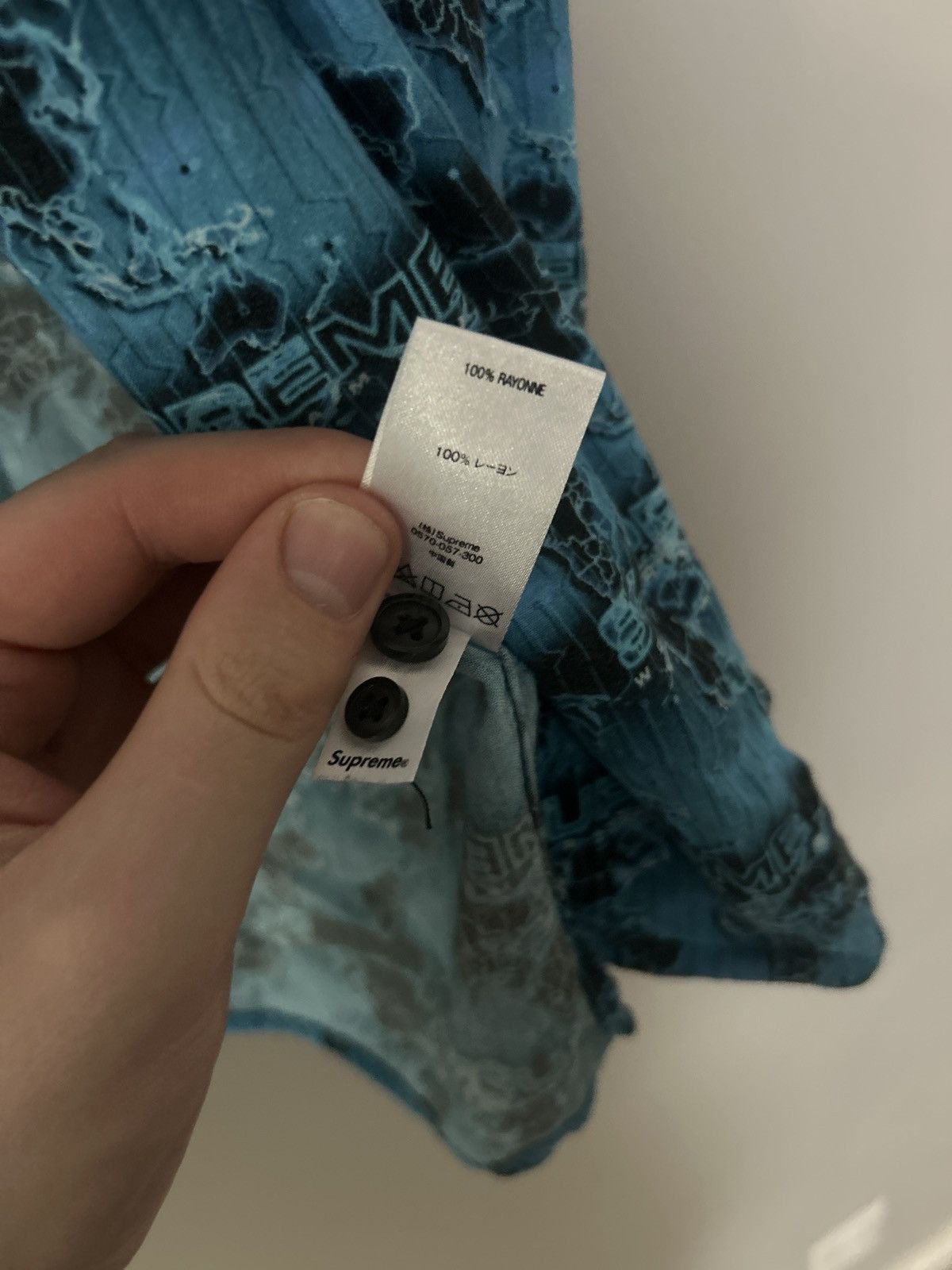 Supreme Supreme World Famous Rayon S/S 2018 Short Sleeve Button Up Size US M / EU 48-50 / 2 - 7 Thumbnail