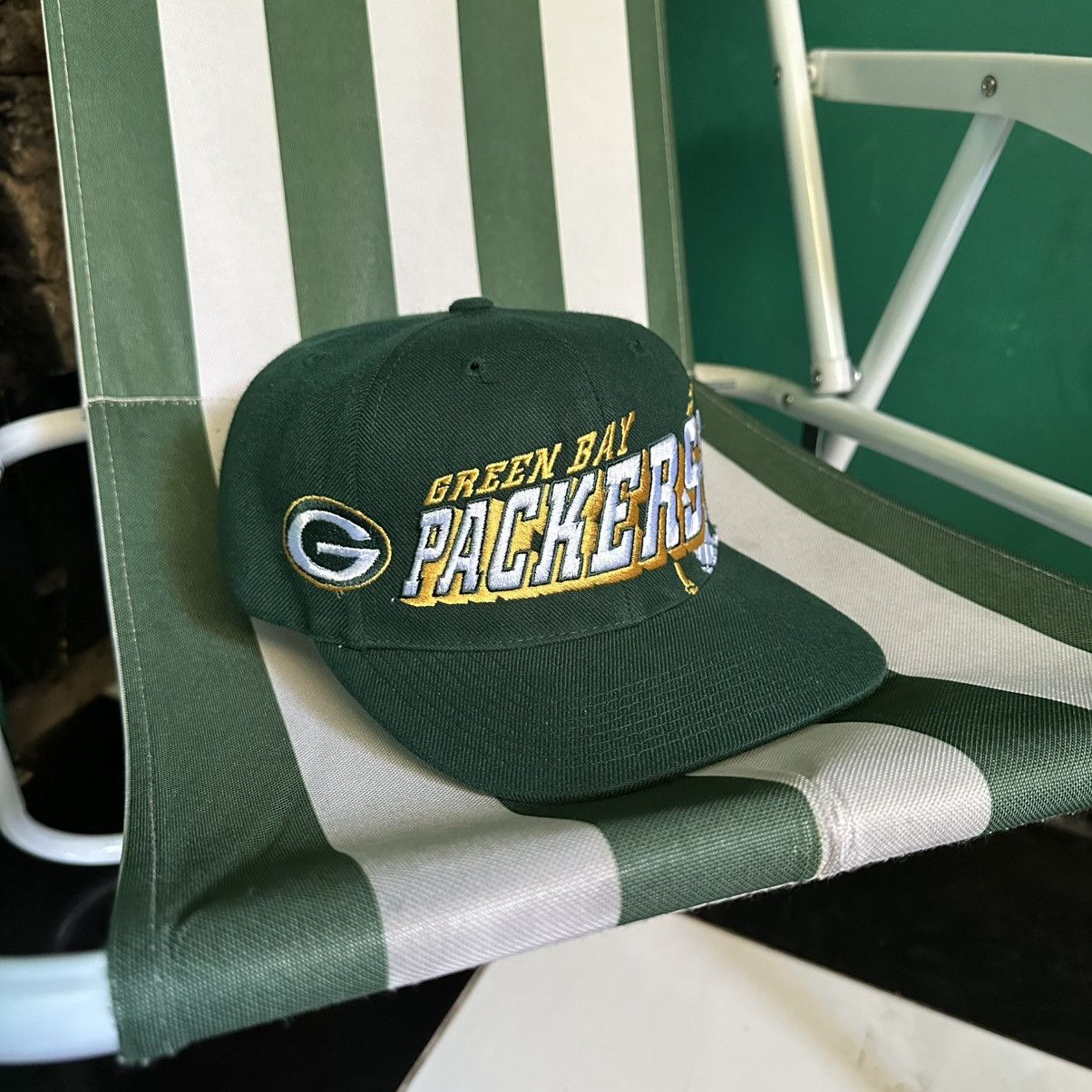 NFL × Sports Specialties × Vintage Vintage Hat Green Bay Packers NFL Grid Sports Specialties Size ONE SIZE - 1 Thumbnail