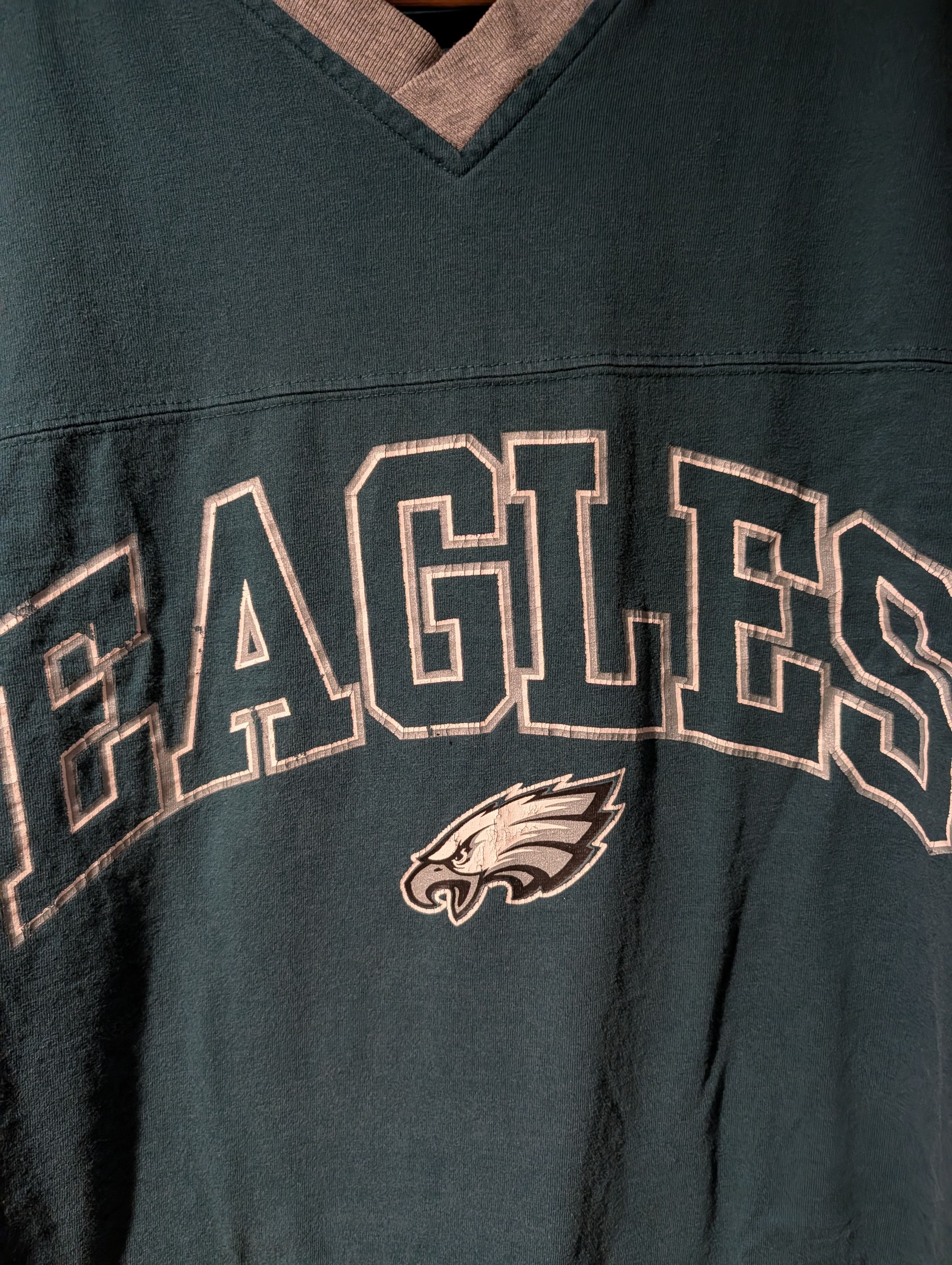 NFL Vintage Y2K Philadelphia Eagles NFL 3/4 Sleeve T-Shirt Size US M / EU 48-50 / 2 - 2 Thumbnail