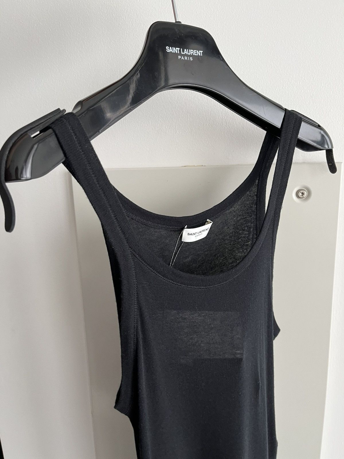 Saint Laurent Paris Rare Super Runway Saint Laurent Skinny Cashmere Tank Top Size US L / EU 52-54 / 3 - 14 Thumbnail