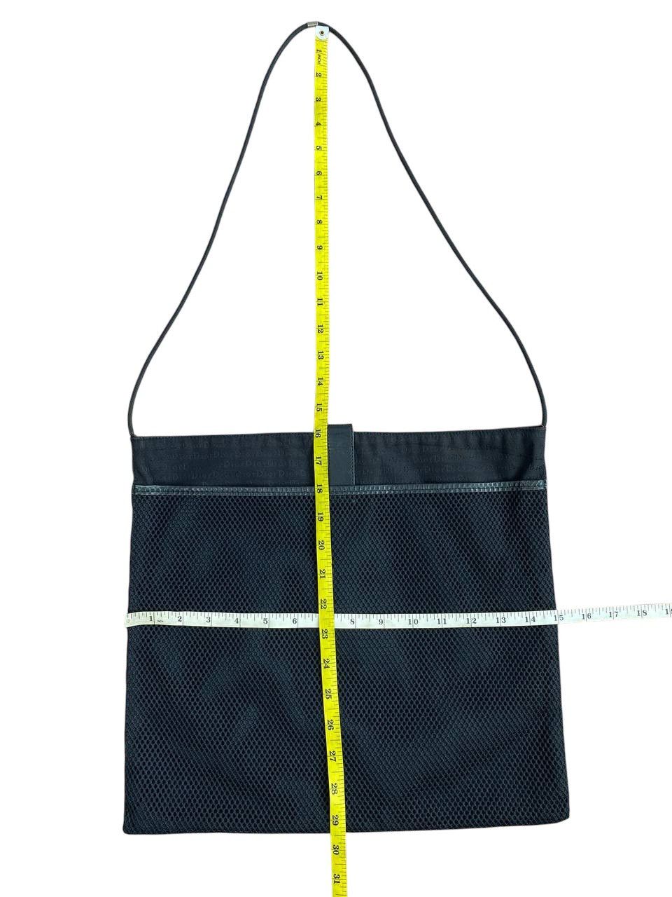 Dior 2000’s Dior Monogram Black Square Shoulder Bag Size ONE SIZE - 5 Thumbnail