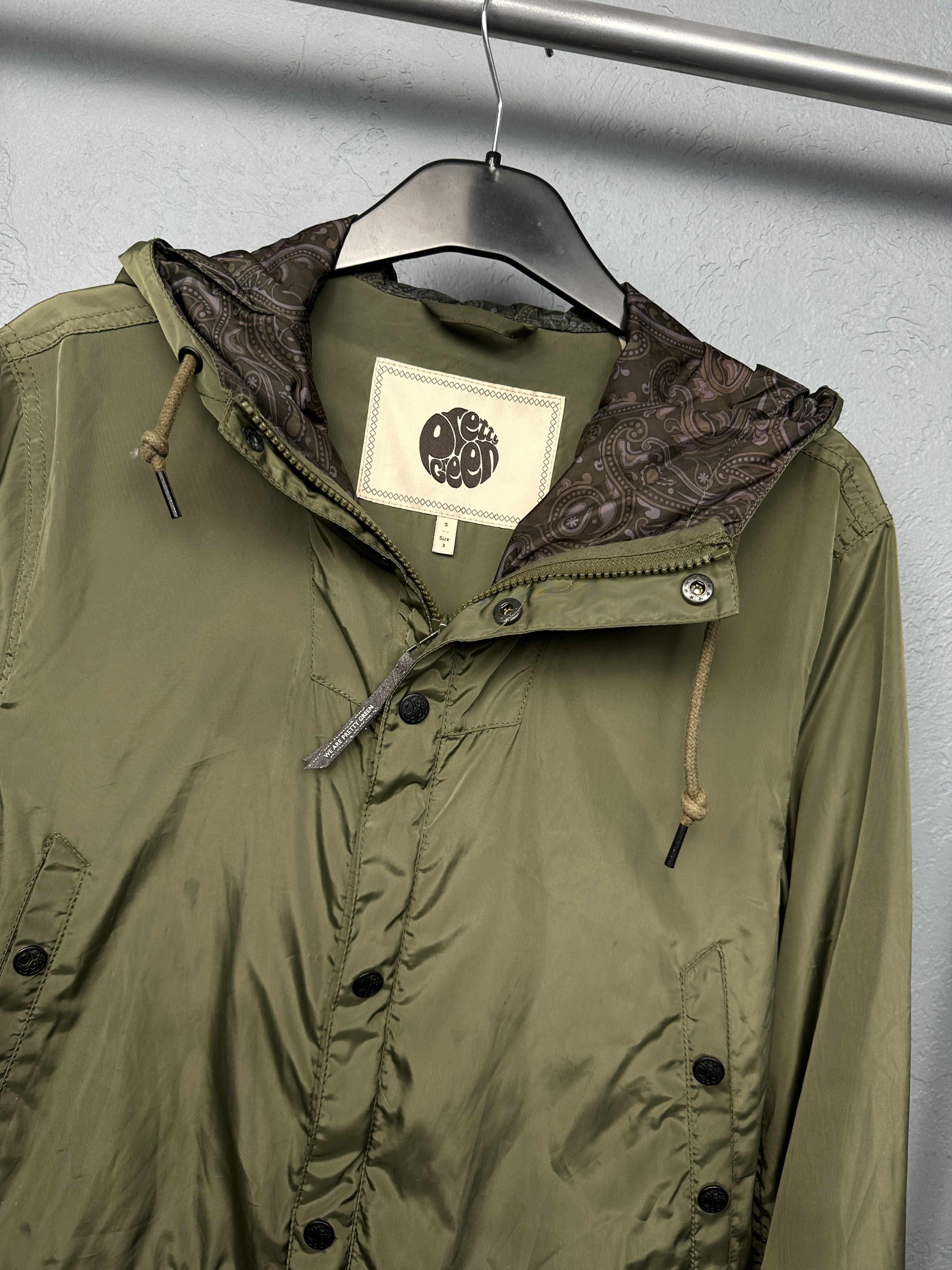 Pretty Green Pretty Green Mens Nylon Jacket Size US S / EU 44-46 / 1 - 2 Thumbnail