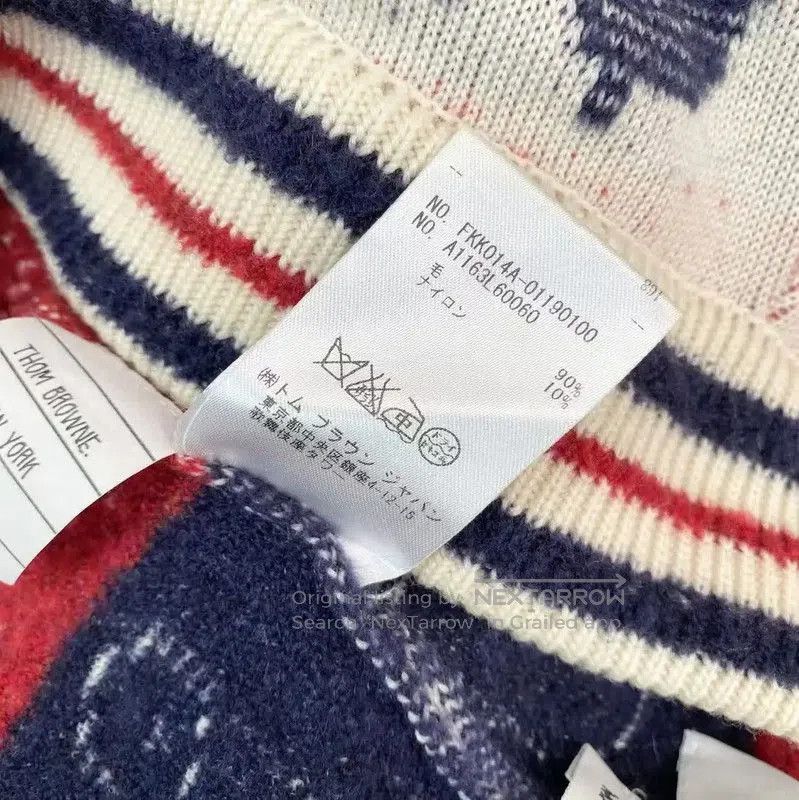Thom Browne Thom Browne Multi-Color Wool Midi Skirt . Size 28" / US 6 / IT 42 - 6 Thumbnail