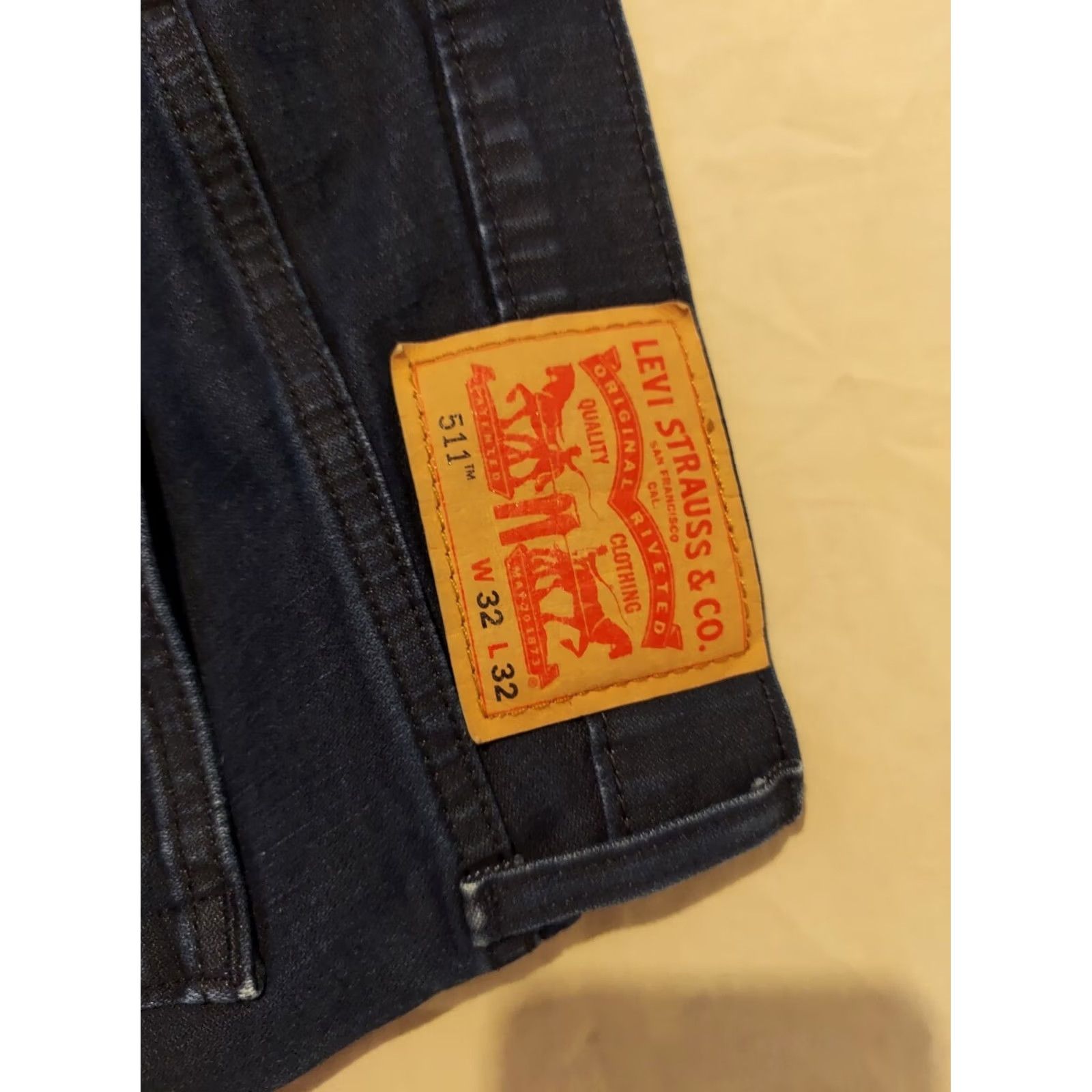 Levi's Mens Levi's 511 Jeans Slim Straight Denim Pants Stretch Blue 32x32 32x30 Size US 32 / EU 48 - 2 Thumbnail