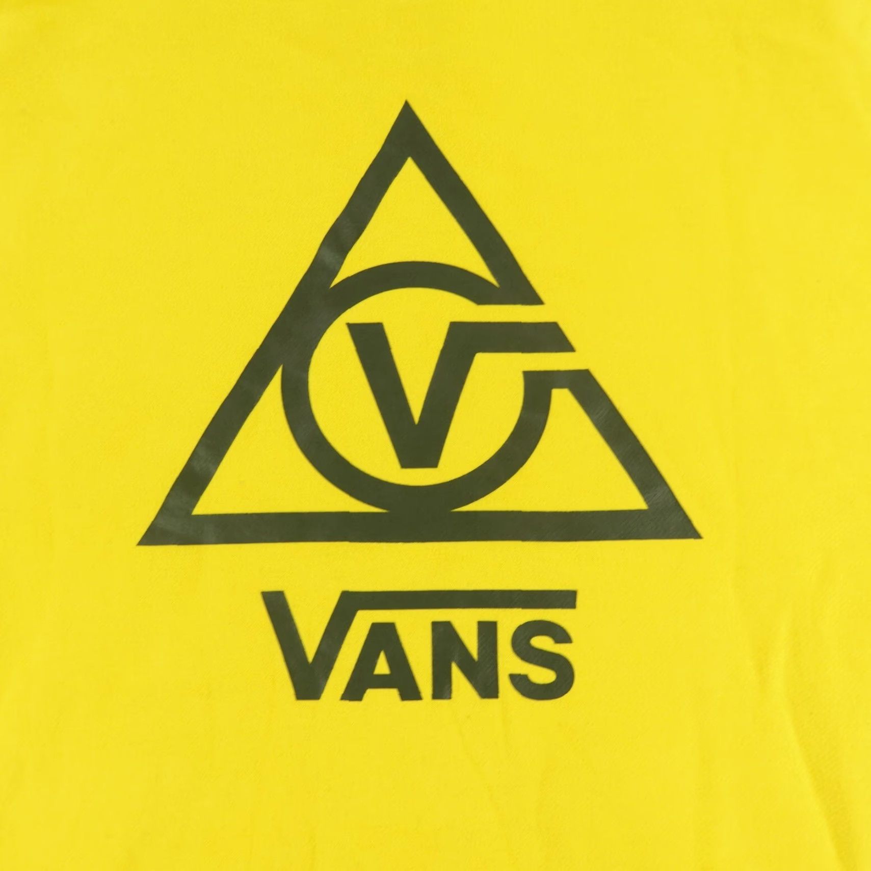 Vans Vans Hoodie Womens Small Yellow Skateboarding Pullover Sweatshirt Logo Knit Sweatshirt Size S / US 4 / IT 40 - 7 Thumbnail