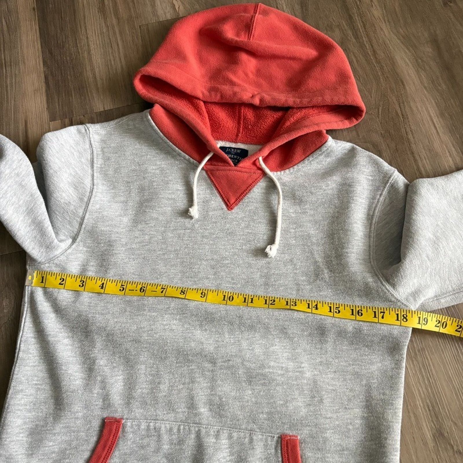 J.Crew J Crew Authentic Fleece Two Toned Hoodie Men's Size XS 100% Size US XS / EU 42 / 0 - 4 Thumbnail