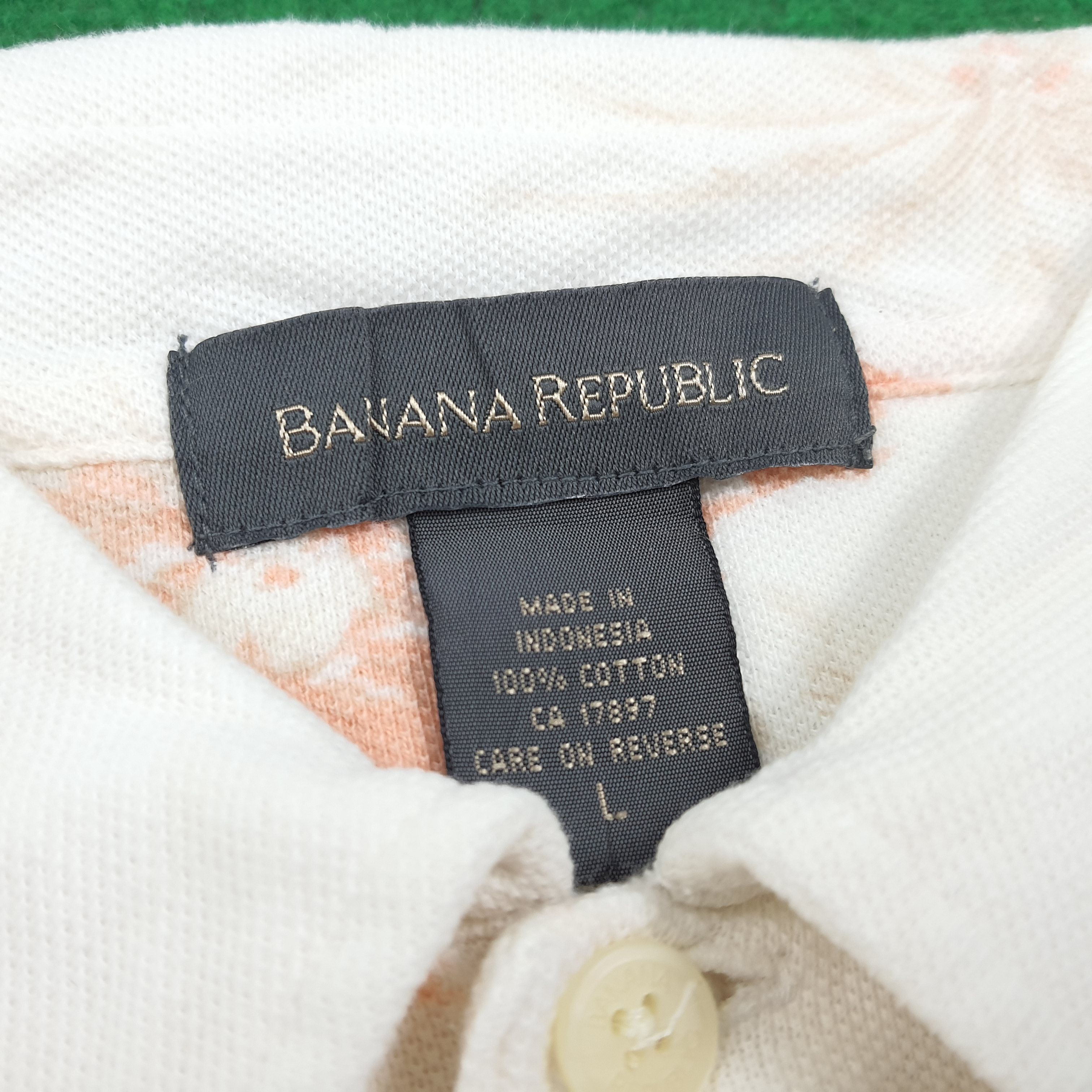 Banana Republic × Vintage Vintage Banana Republic Hawaiian Style Design Pooo Shirt Size US XXL / EU 58 / 5 - 4 Thumbnail