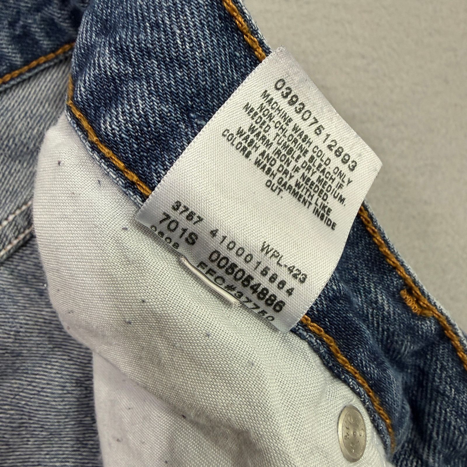 Levi's Vintage Levis 505 Jeans Men's 38x29 (Fits 38x27) Regular Size US 38 / EU 54 - 5 Thumbnail