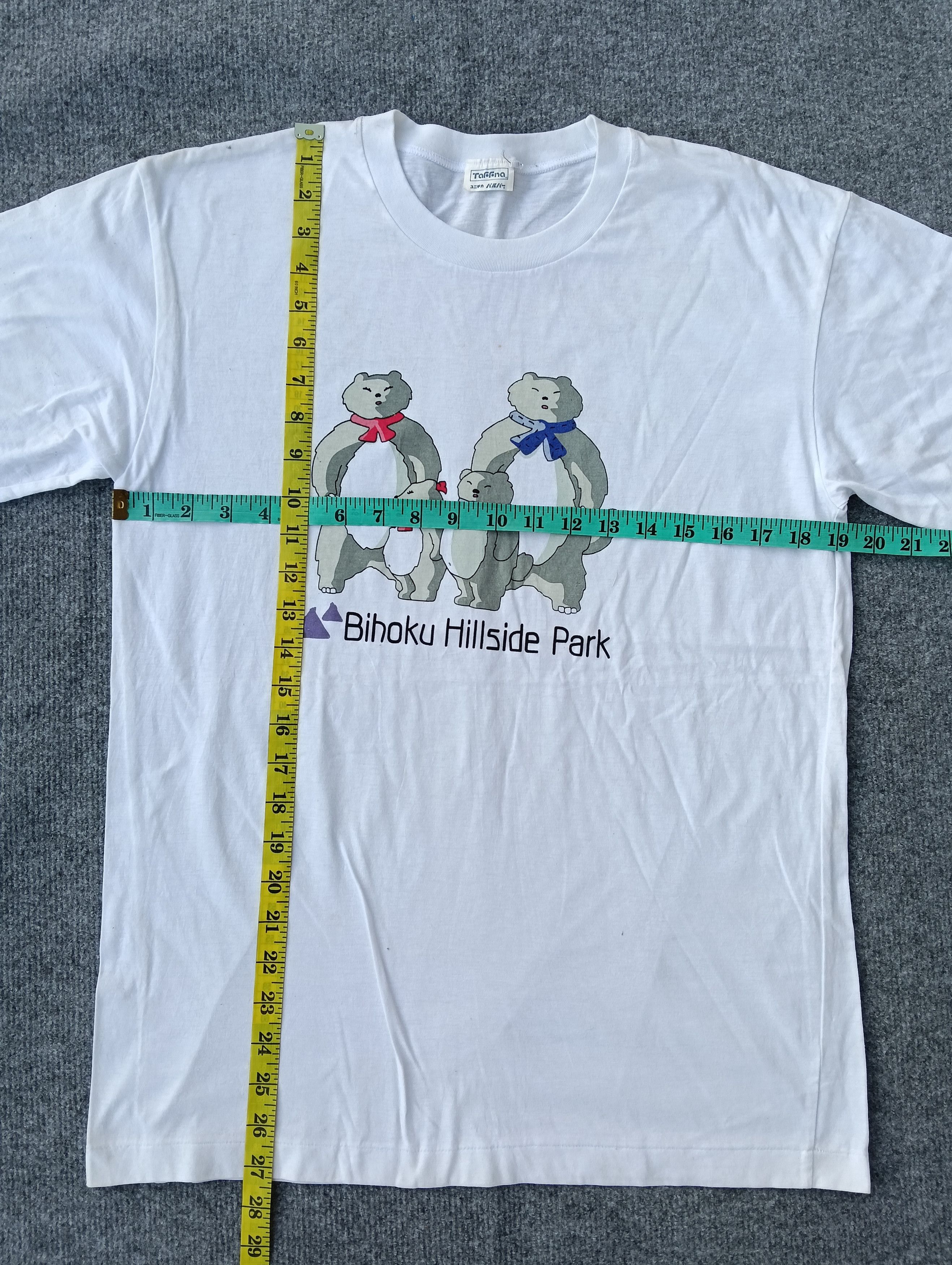 Japanese Brand Bihoku hillside park single stitch white Tshirt. Size US M / EU 48-50 / 2 - 2 Thumbnail