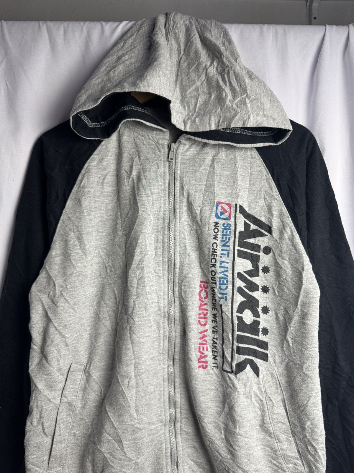 If Six Was Nine × Japanese Brand × Le Grande Bleu (L.G.B.) Japanese Brand Poem Airwalk Hoodie Size US M / EU 48-50 / 2 - 3 Thumbnail