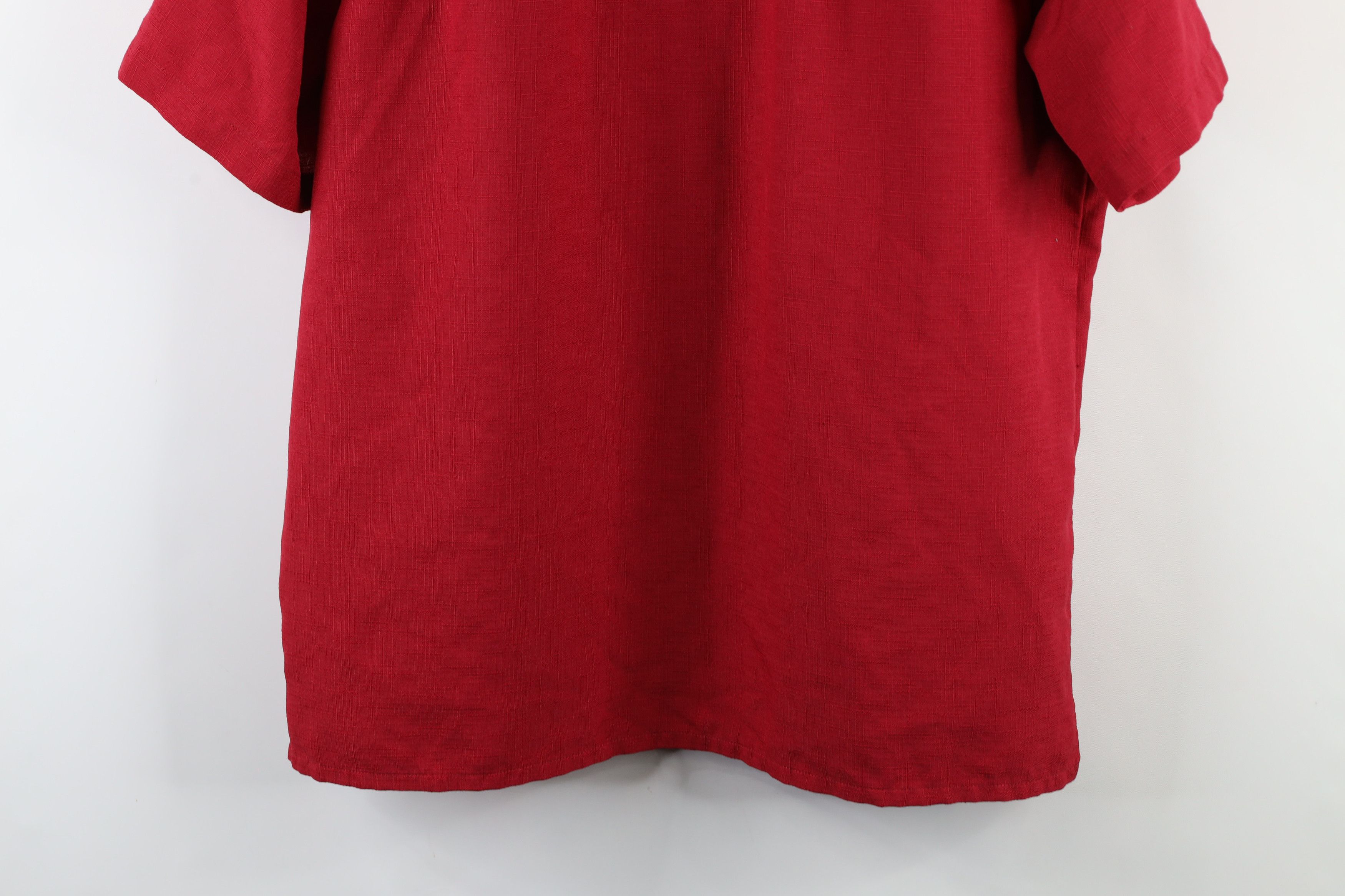 Vintage Vintage 90s Streetwear Short Sleeve Collared Button Shirt Size US L / EU 52-54 / 3 - 14 Thumbnail