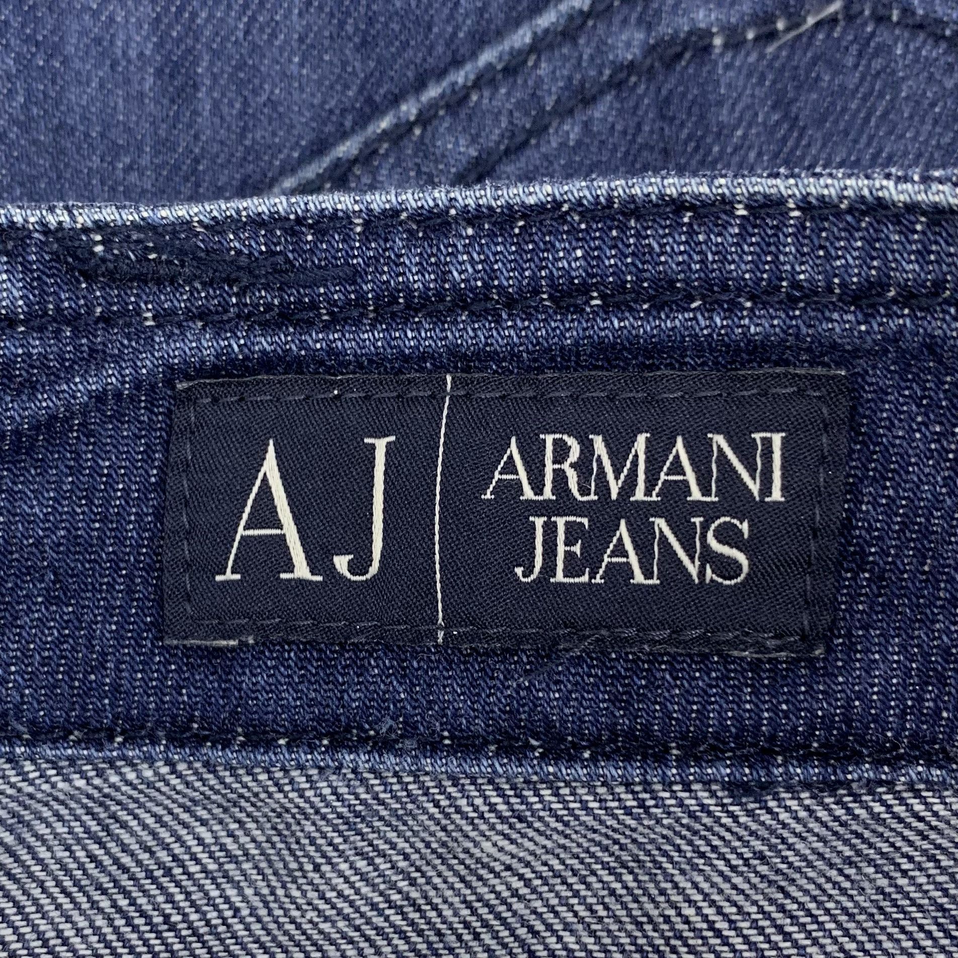 Armani Armani Jeans Denim Pants – Deep Blue Washed Cotton (Size 26) Size 26" / US 2 / IT 38 - 2 Thumbnail