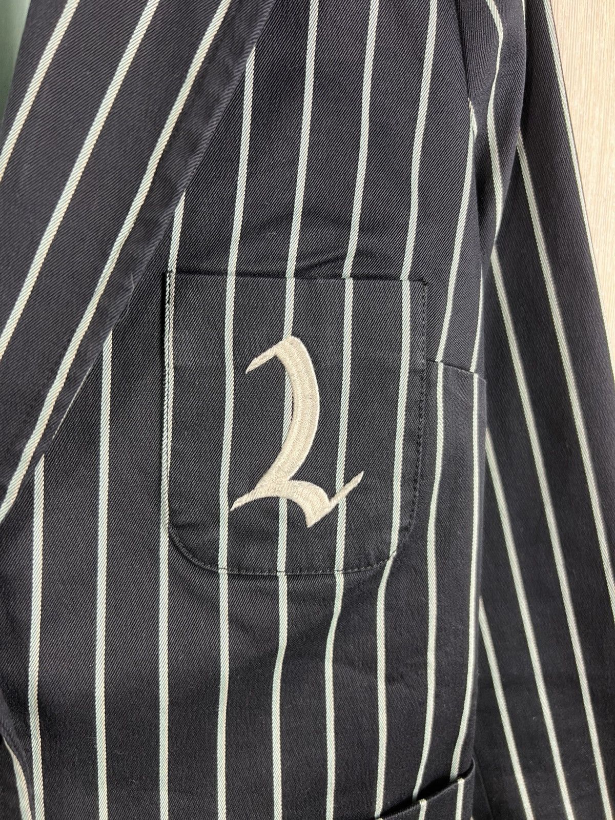 Lacoste Vintage Lacoste archive striped L logo pocket blazer jacket Size S / US 4 / IT 40 - 8 Thumbnail