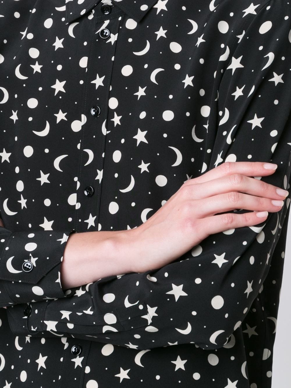 Saint Laurent Paris SAINT LAURENT PARIS BY HEDI SLIMANE 16AW MOON & STAR T-shirt Size US S / EU 44-46 / 1 - 6 Thumbnail