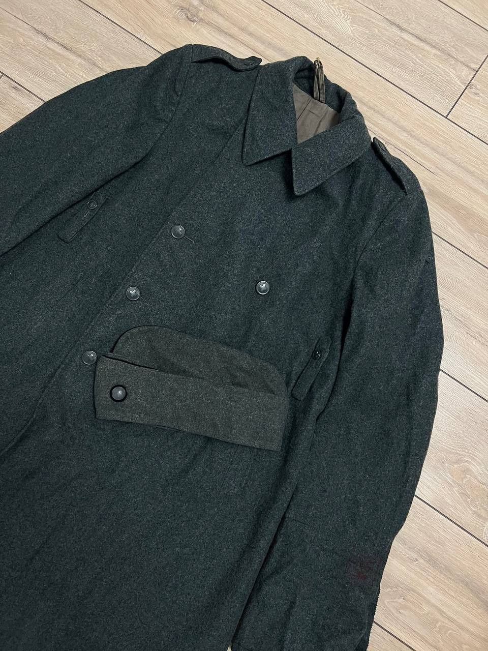 Other Vintage Swiss Army Pea Trench Wool Coat 50 BB Military Rare Size US M / EU 48-50 / 2 - 7 Thumbnail