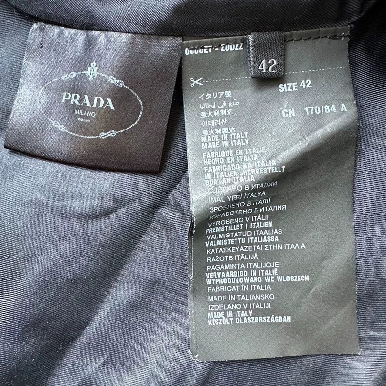 Prada Prada Coat, denim, high public price 2502-Nextarrow Size US XS / EU 42 / 0 - 7 Thumbnail
