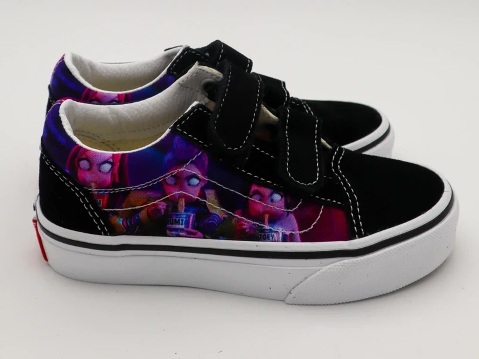 Vans Vans Old Skool - VN000V21PRP1 - K Pop Demon Hunters Trainers Size US 10.5 / EU 43-44 - 1 Thumbnail