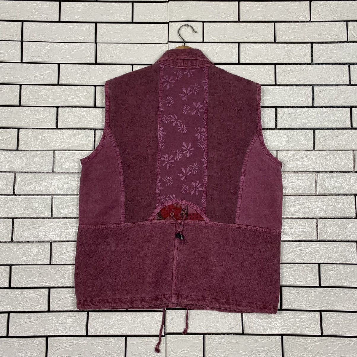 Japanese Brand 📌Patchwork Design Vest Jacket Unbranded Issey Miyake Size US M / EU 48-50 / 2 - 9 Thumbnail