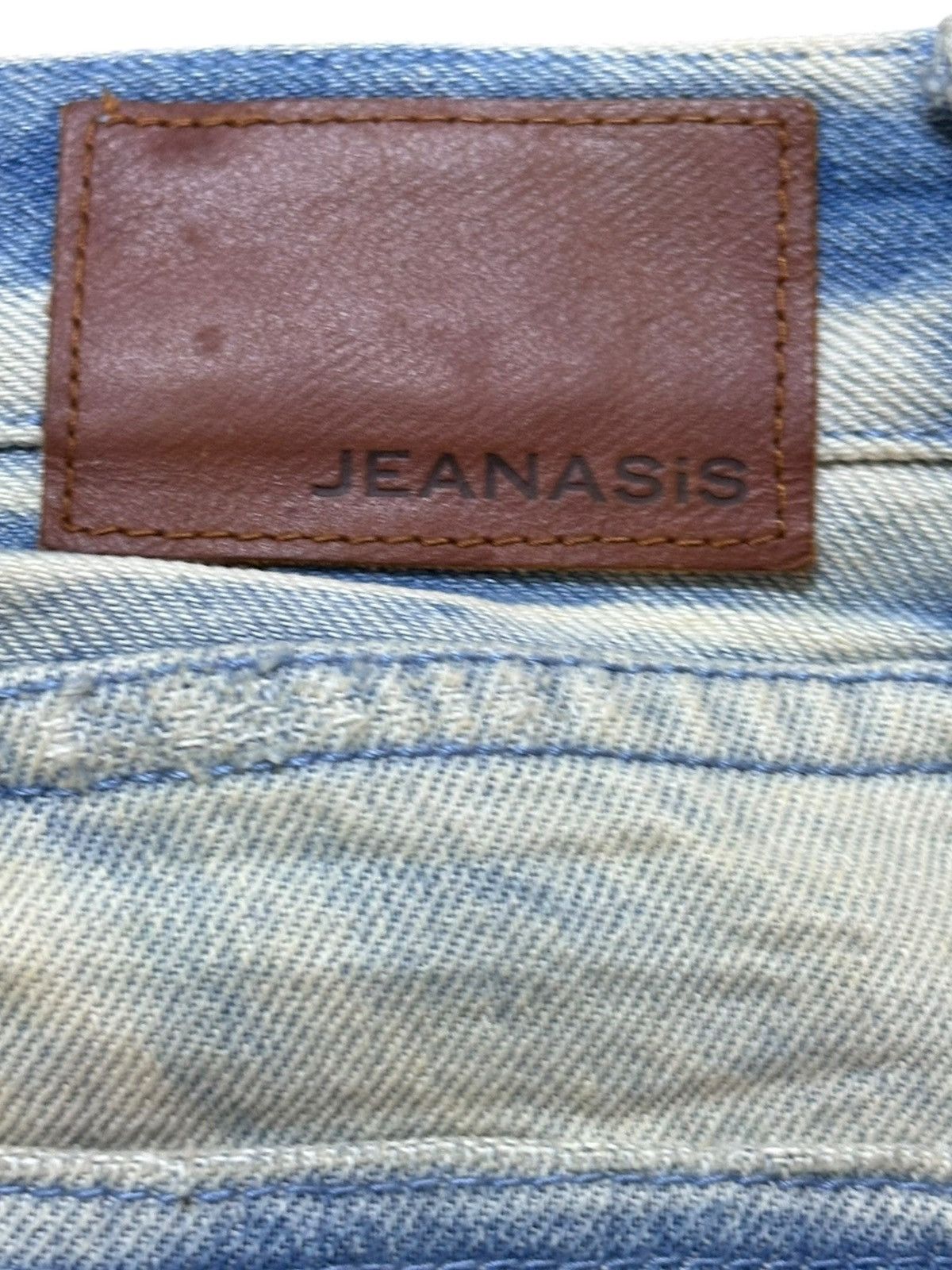 Japan Blue Vintagw Jeanasis Faded Grunge Ripped Distressed Denim Size US 30 / EU 46 - 7 Thumbnail