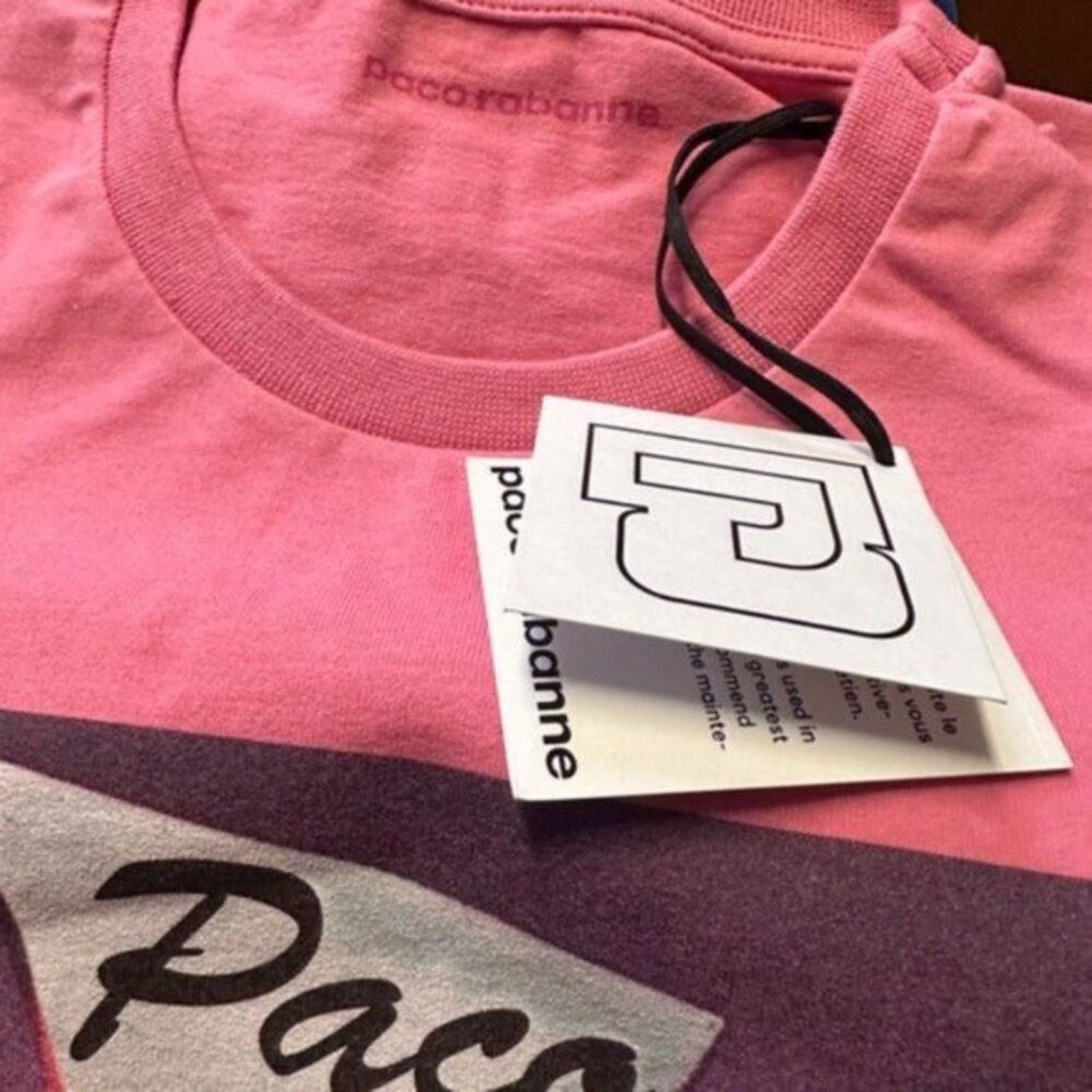 Paco Rabanne Short Sleeve Las Vegas T shirt Pink L Size L / US 10 / IT 46 - 10 Thumbnail