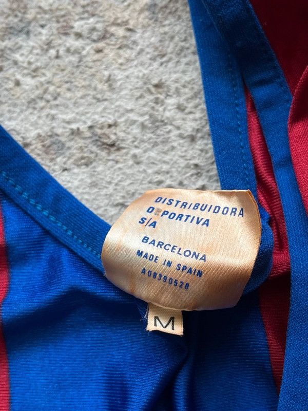 Other Meyba x F.C. Barcelona Sz M Top Tank 1980s Rare Football Size US M / EU 48-50 / 2 - 6 Thumbnail