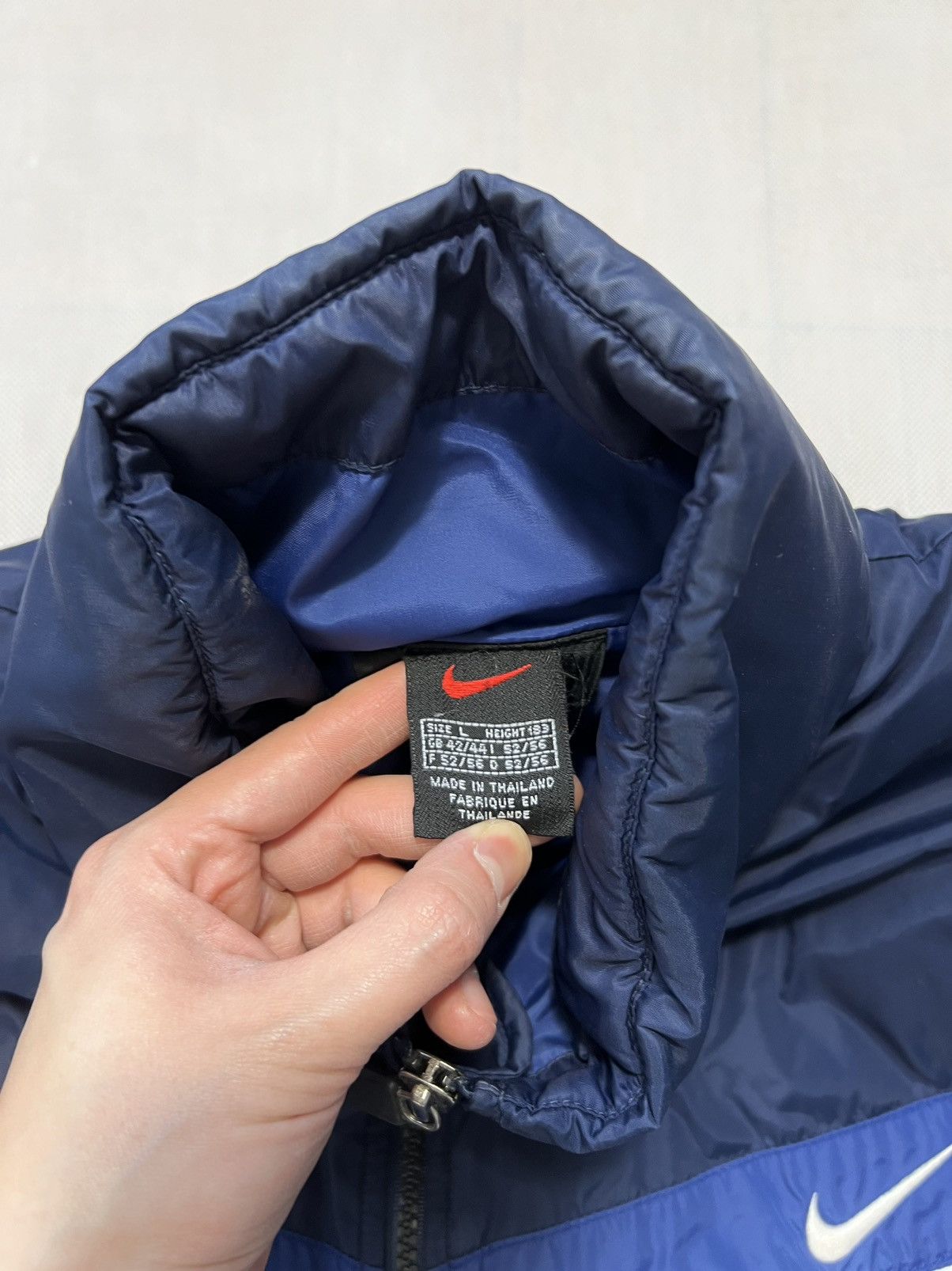 Nike × Vintage Winter Jacket Nike vintage 90’s zipped logo baggy Size US L / EU 52-54 / 3 - 4 Thumbnail