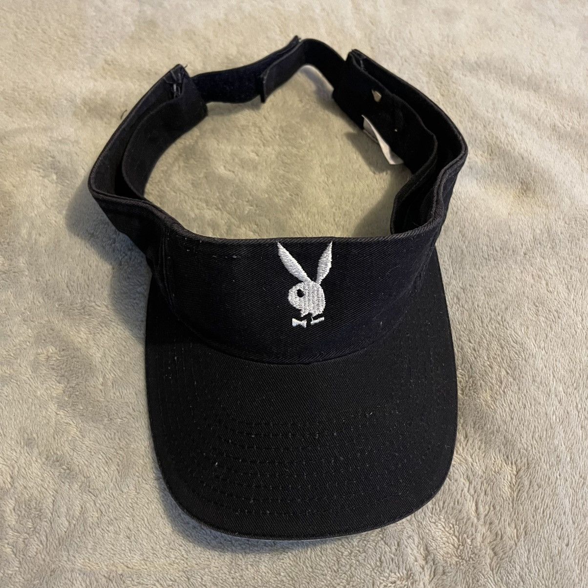 Other Playboy Hat Adult One Size Black Adjustable Cap Lightweight Size ONE SIZE - 1 Thumbnail