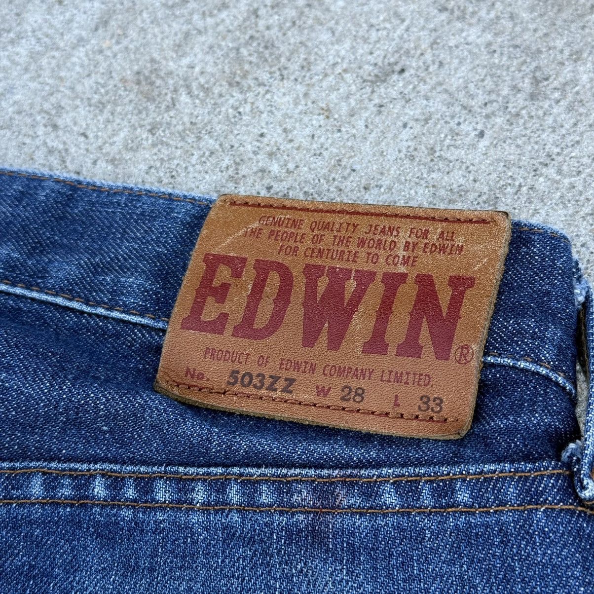 Edwin Edwin Men’s 503 Regular Straight Jeans Blue Selvedge Denim Size US 28 / EU 44 - 4 Thumbnail
