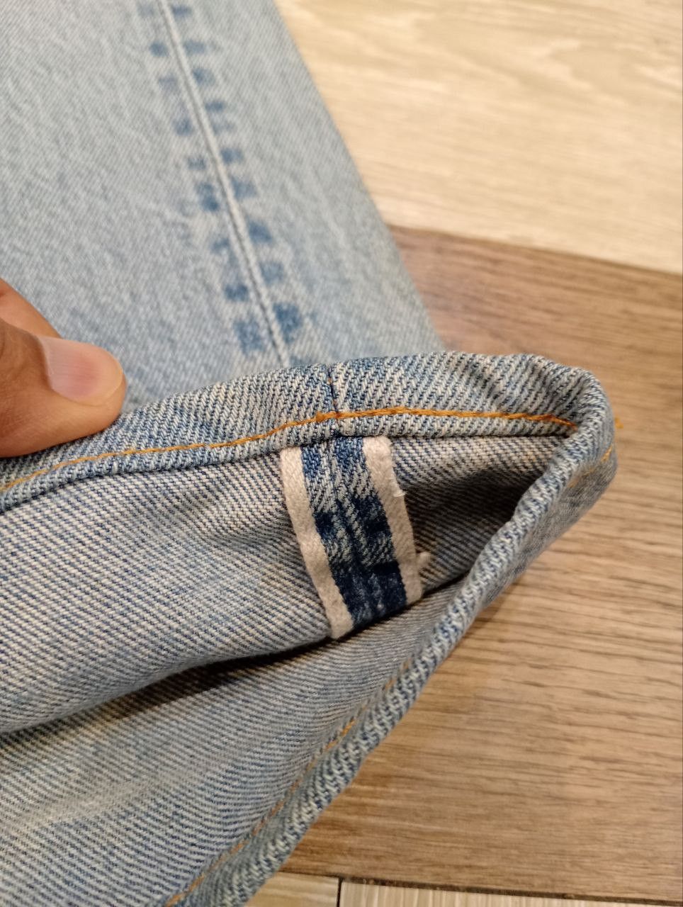 Levi's Vintage Clothing RARE LEVI'S VINTAGE 501 SELVEDGE CUSTOM BLUE DENIM JEANS Size US 34 / EU 50 - 4 Thumbnail