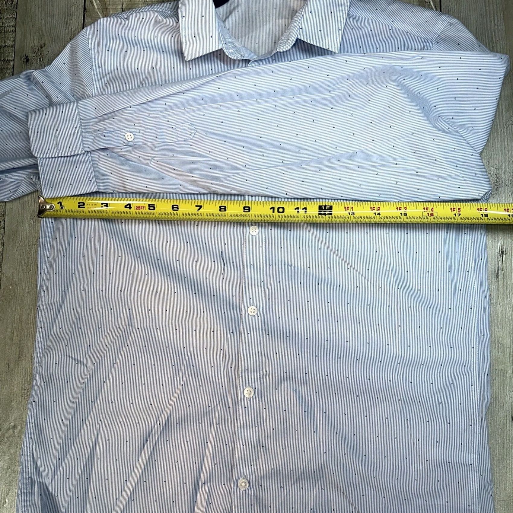 H&M VINTAGE? Men’s H&M Button-Up Shirt Long Sleeve 18 Blue Men XL? Size US S / EU 44-46 / 1 - 3 Thumbnail