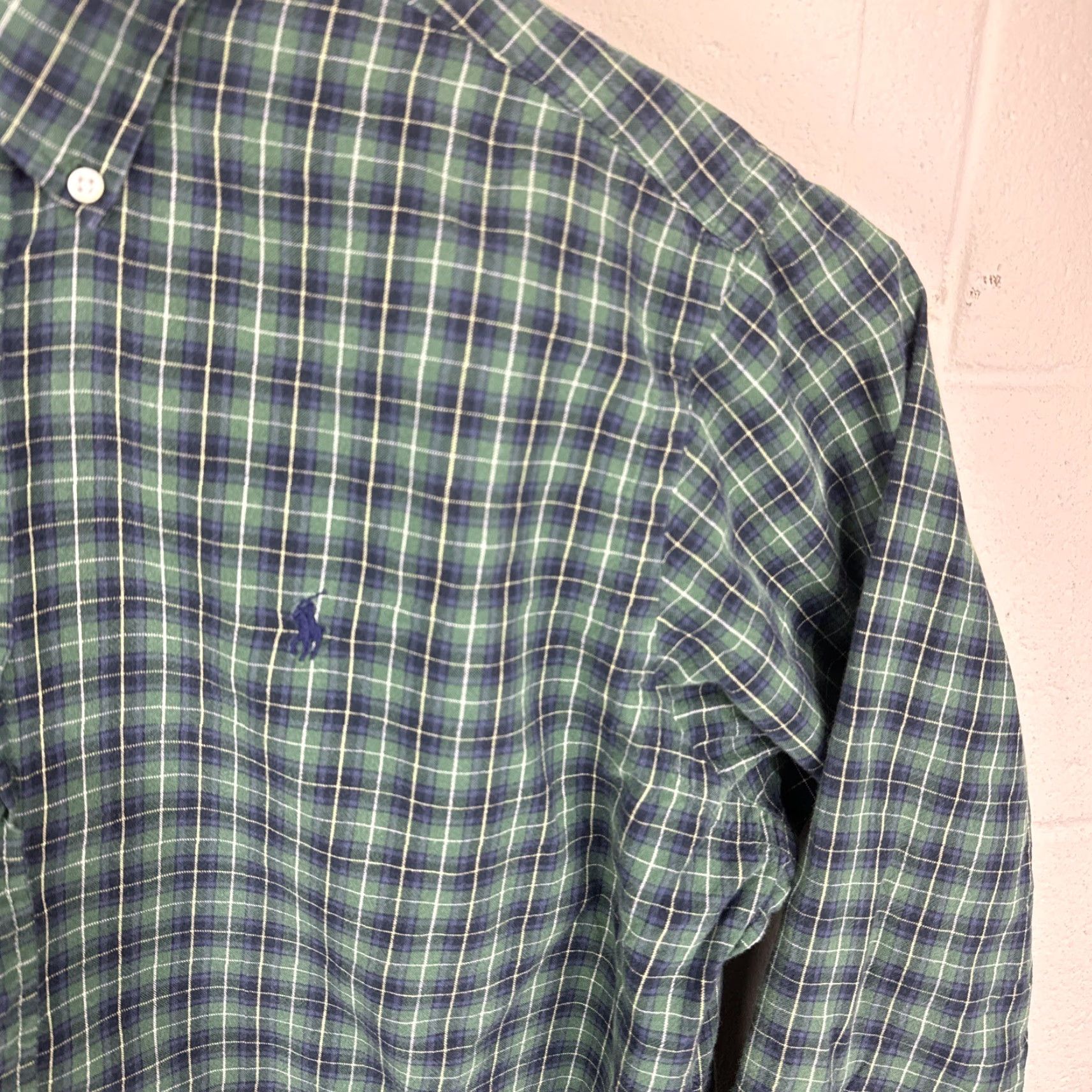 Polo Ralph Lauren VINTAGE Polo Ralph Lauren Mens Classic Fit Shirt XL Plaid Long Sleeve Button Size US XL / EU 56 / 4 - 5 Thumbnail