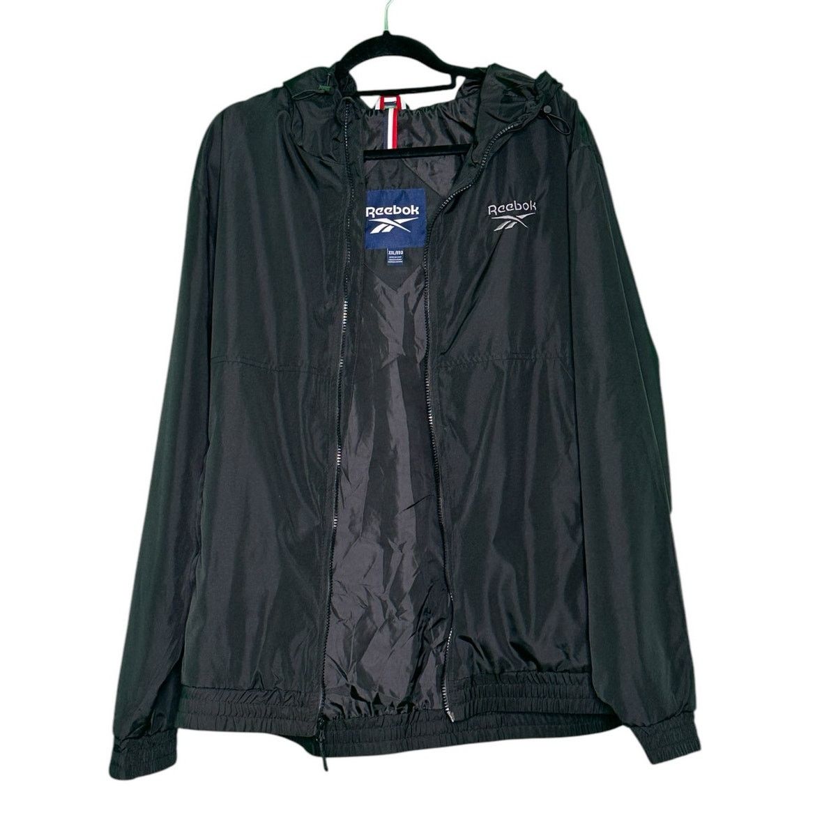 Reebok Reebok windbreaker full zipper hoodie jacket Size XXL Size US XXL / EU 58 / 5 - 6 Thumbnail