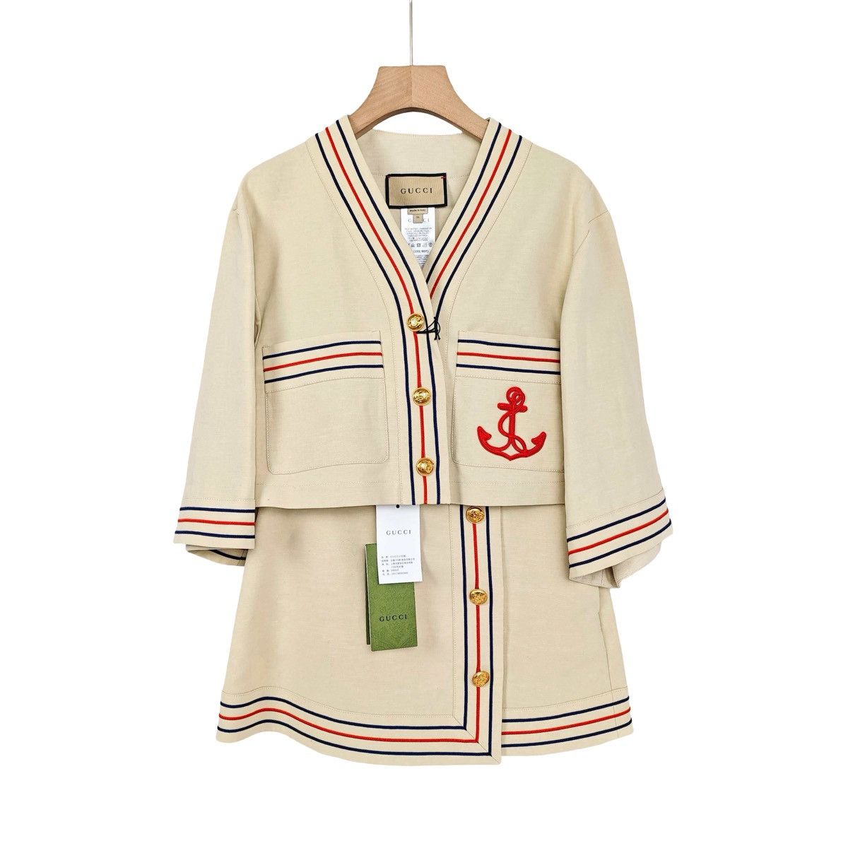 Gucci Gucci cotton-linen gauze shirt Size XS / US 0-2 / IT 36-38 - 1 Thumbnail