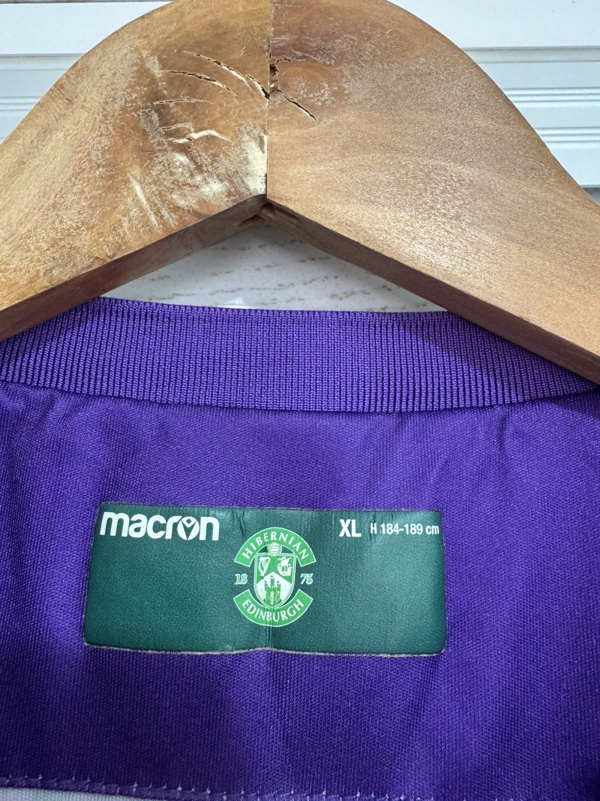 Macron Hibernian Edinburgh 2019-2020 Away Soccer Jersey Kit Shirt Size US XL / EU 56 / 4 - 14 Thumbnail