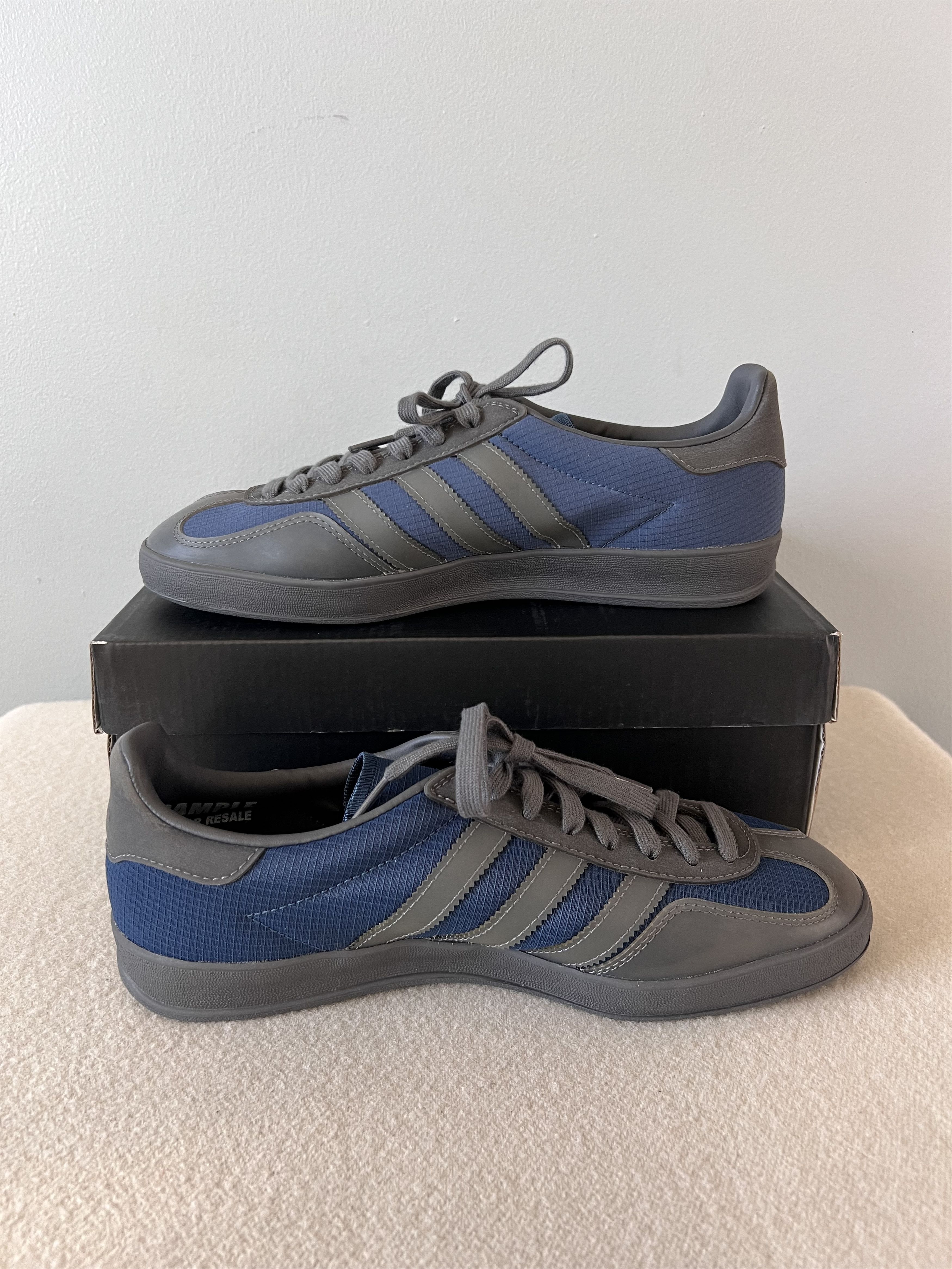 Adidas × Thames MMXX. SAMPLE Adidas Bloney Gazelle in Grey Blue Size US 9 / EU 42 - 3 Thumbnail