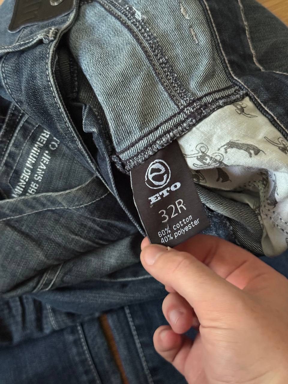 Hysteric Glamour ETO JEANS 9901 Zero One Baggy Flared Jeans Y2K Distressed Size US 32 / EU 48 - 7 Thumbnail